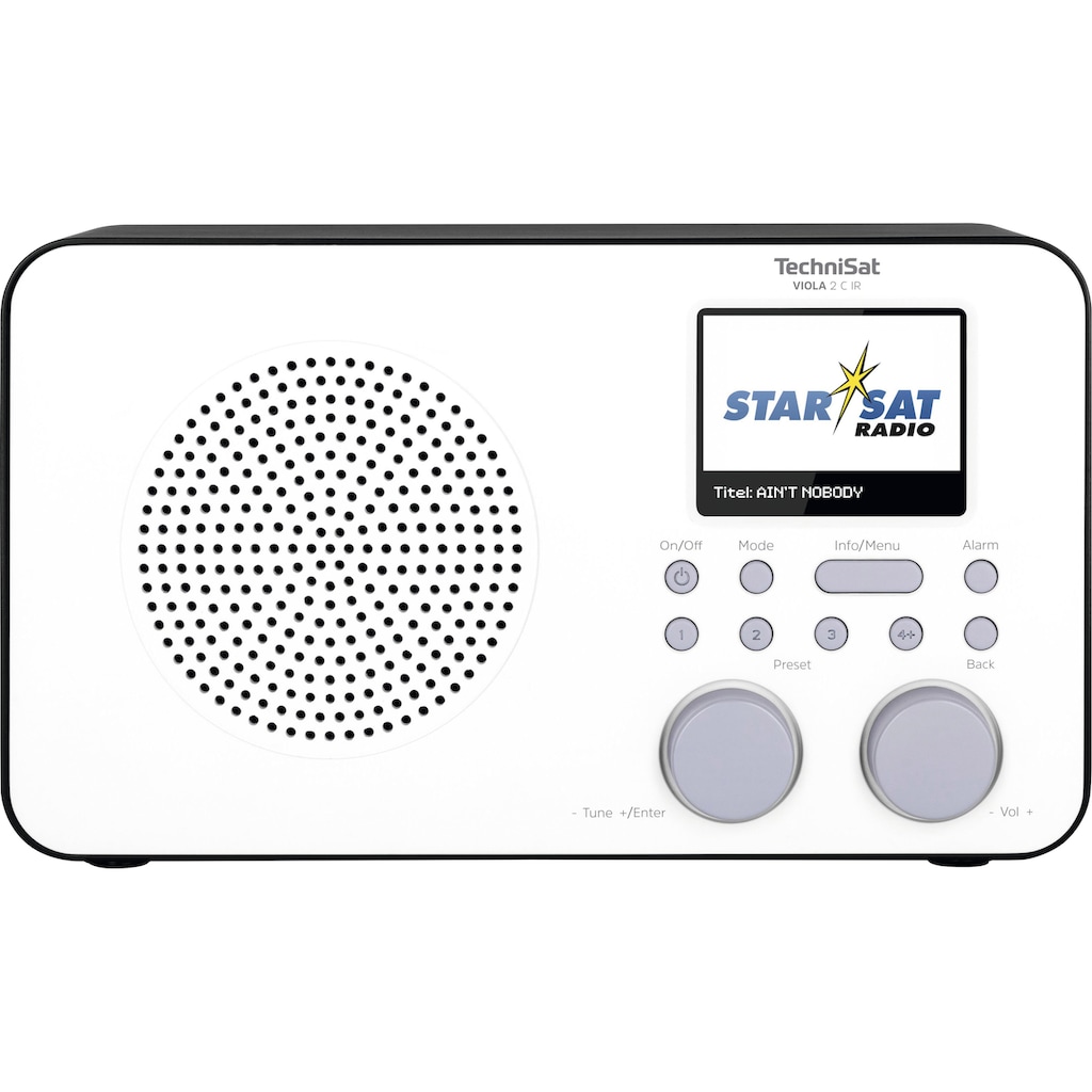 TechniSat Internet-Radio »VIOLA 2 C IR Tragbares«, (WLAN Digitalradio (DAB+)-UKW mit RDS-Internetradio)