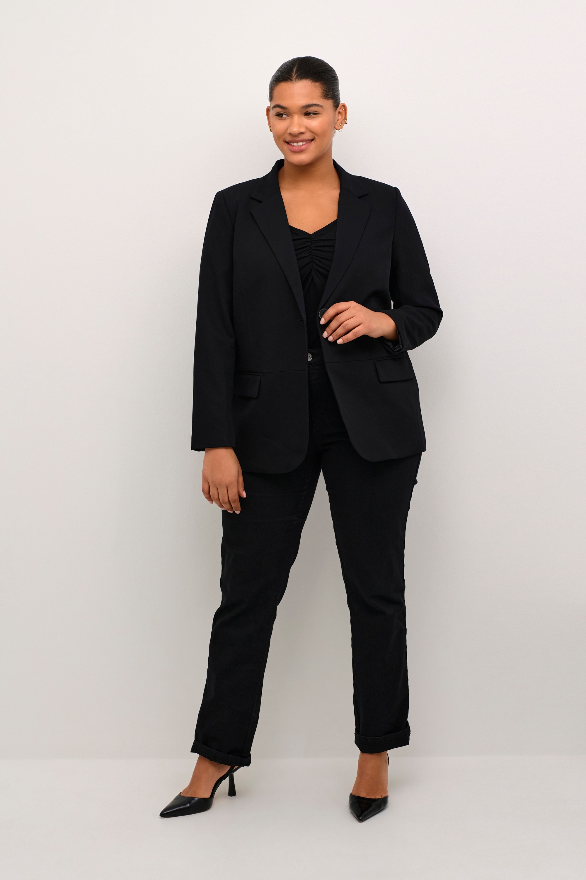 KAFFE Curve Blusenblazer »Damen Blazer KCsakira«