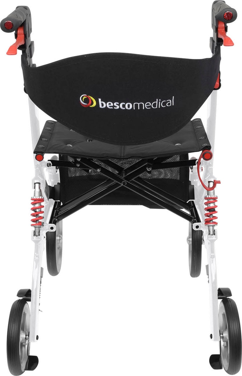 bescomedical Rollator »Spring Medium Vario«, Größe M (Sitzhöhe 56cm), inkl. Beinstützen