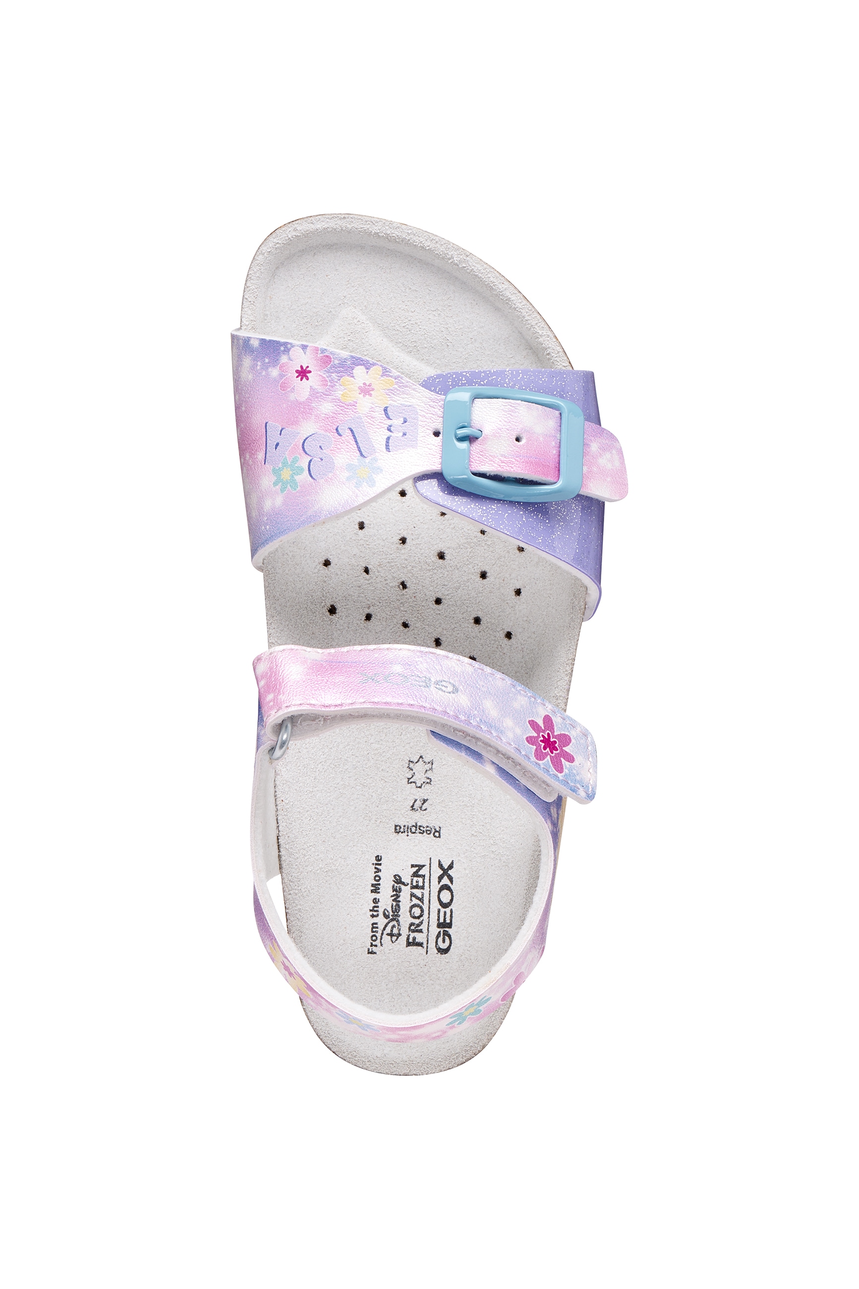 Geox Sandale »J ADRIEL GIRL«  Sommerschuh mit Disney-Motiv, Größenschablone zum Download
