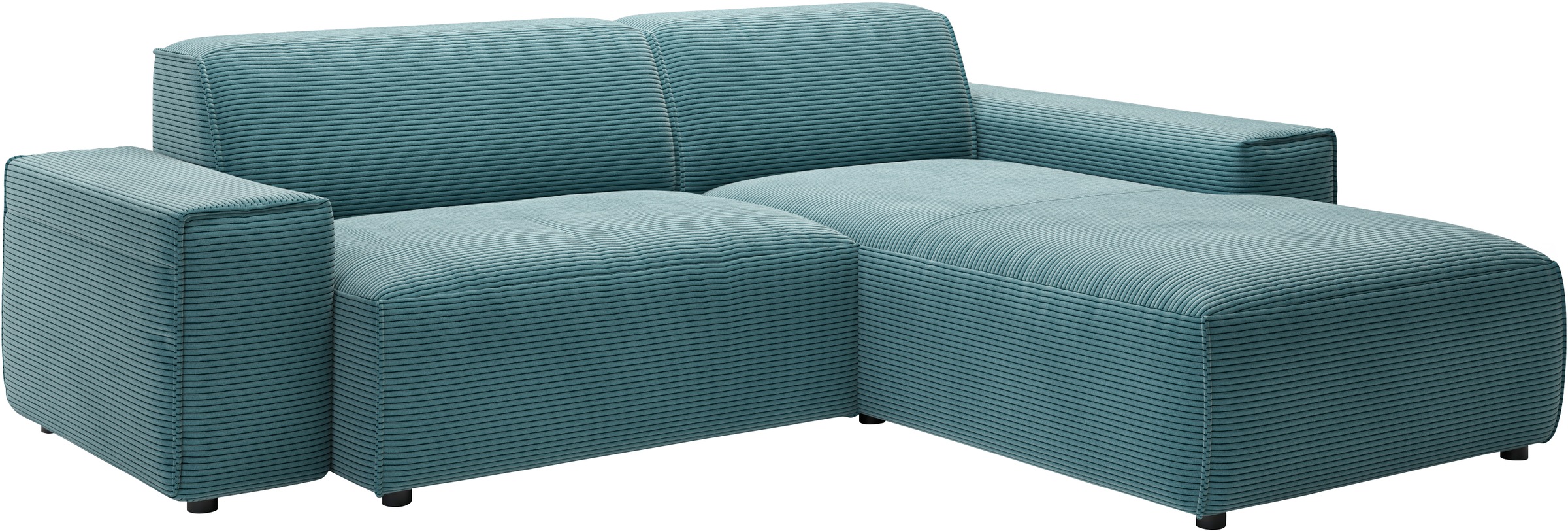 andas Ecksofa »Glimminge L-Form auch in Breitcord, Feincord + Easy care-Bezug,«, Breite 234, Zierkissen