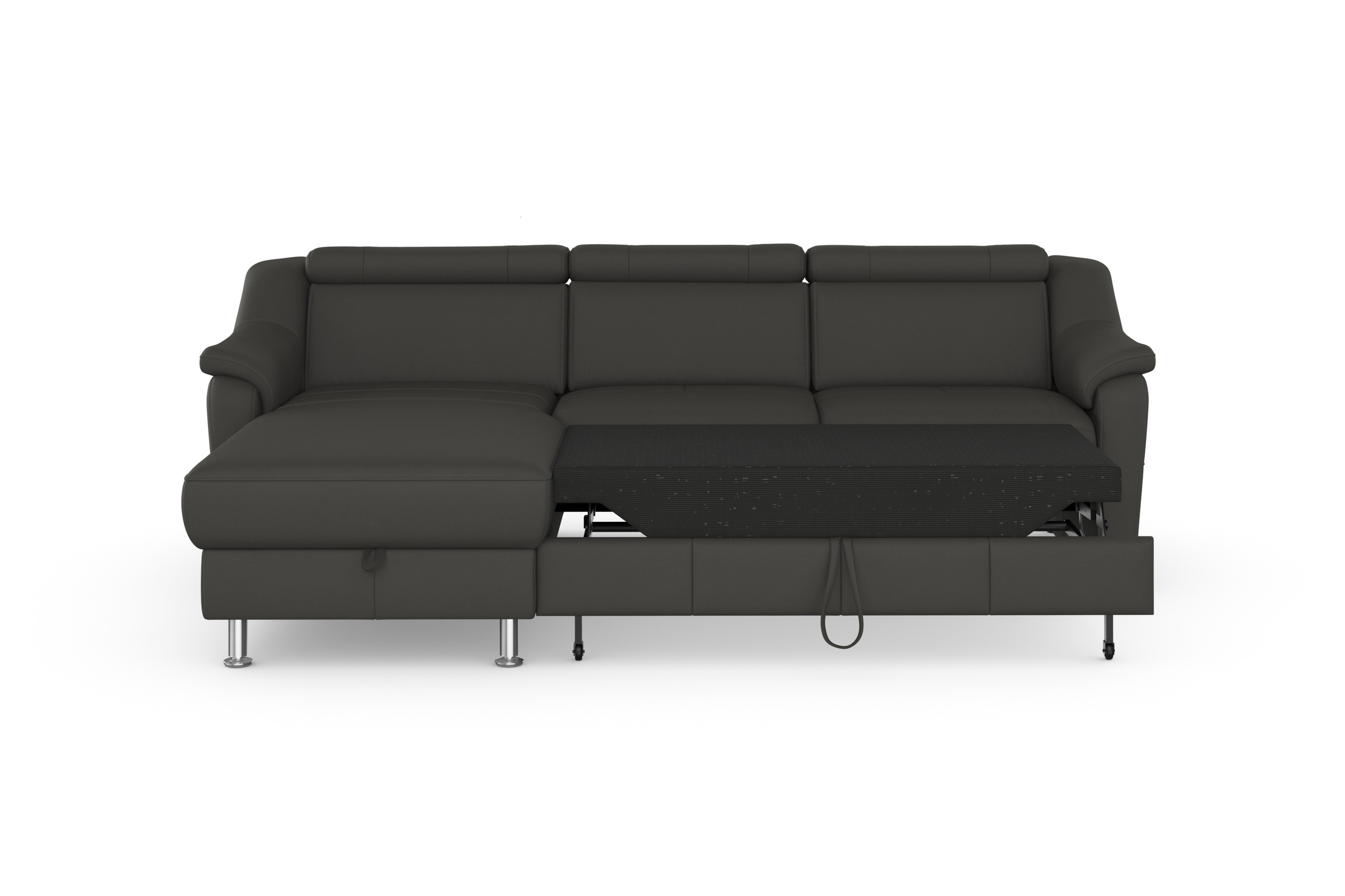 sit&more Ecksofa »Freetown L-Form«, inklusive Kopfteilverstellung und komfortablem Federkern