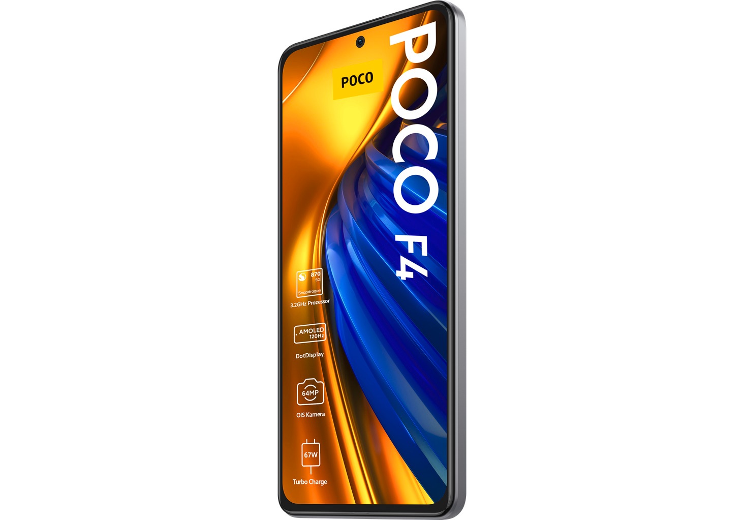 4. Bild von Xiaomi Smartphone »POCO F4 6GB+128GB«, Moonlight Silver, 16,9 cm/6,67 Zoll, 64 MP Kamera