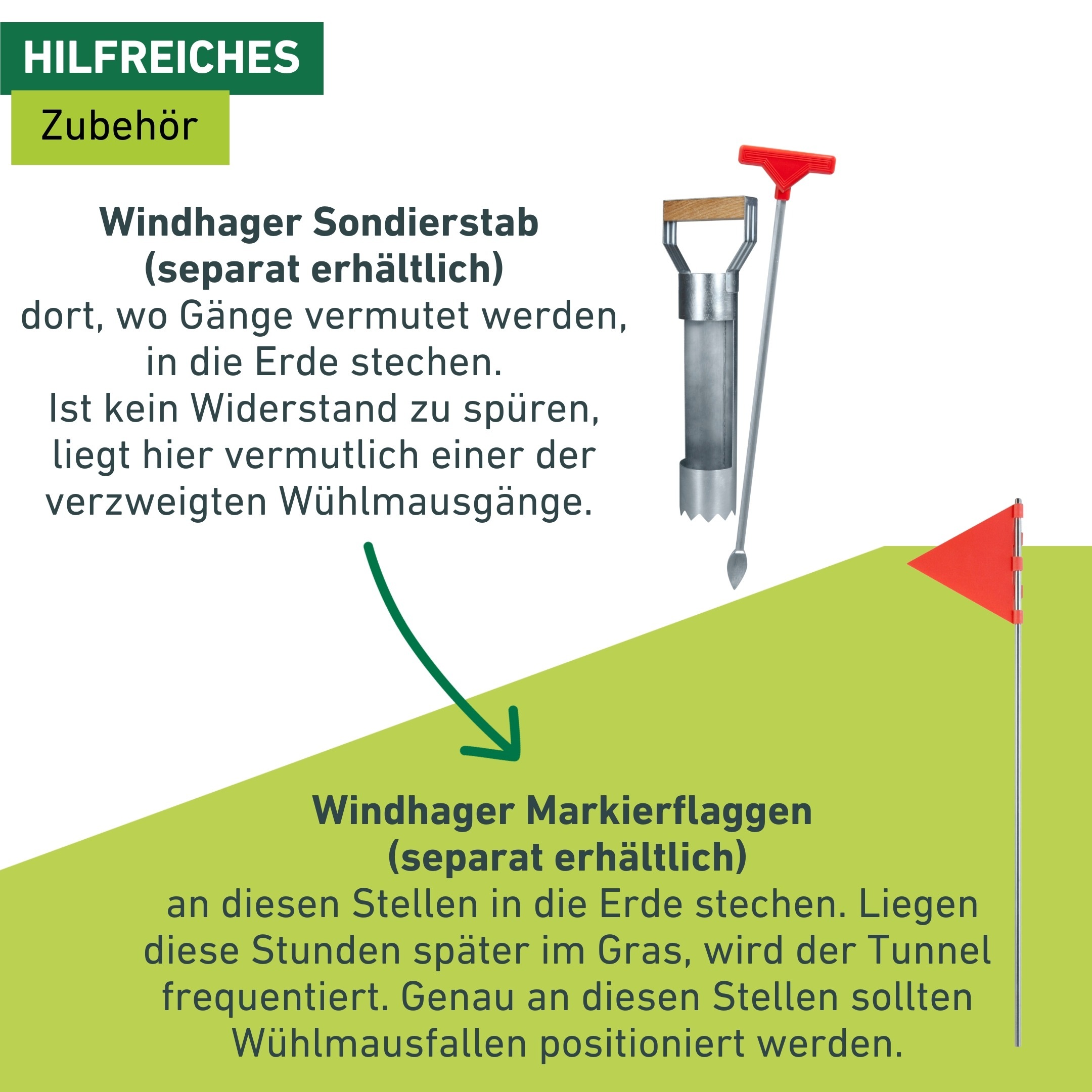 Windhager Schlagfalle »für Wühlmausgänge, Zangen-Wühlmausfalle« Schnappfalle wiederverwendbar, verzinkt, silber