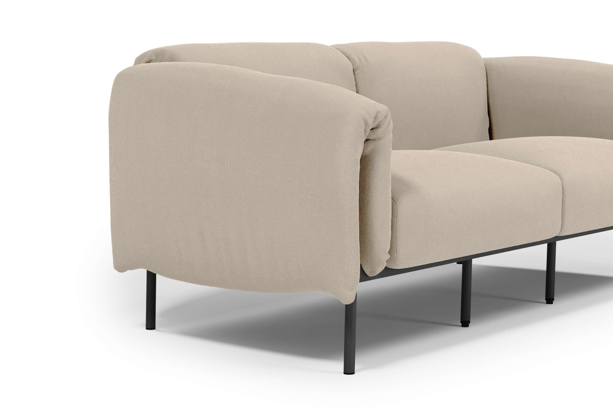 andas 2-Sitzer »Lumi«, Outdoor Gartensofa, wetterfeste Materialien, Breite 186 cm