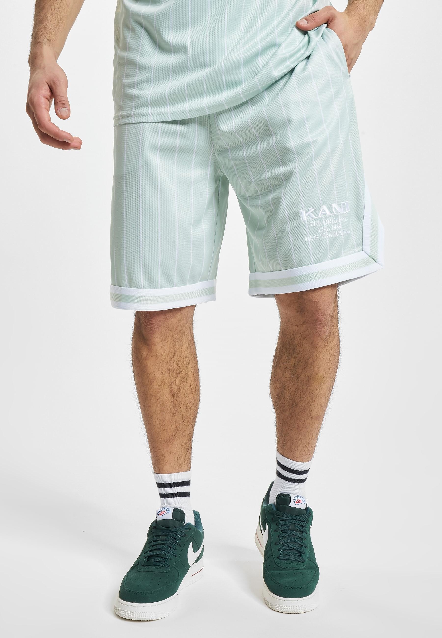 Karl Kani Shorts »Karl Kani Herren KM232-005-1 KK Retro Pinstripes Mesh Shorts«