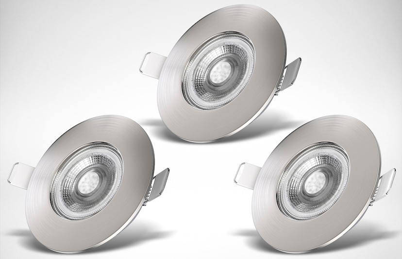 Nordlux LED Einbaustrahler werden, steuerbar, Licht über in Parallelschaltung möglich, kaufen einfach Smart Isolierung Kann Light Kaltweißes App eingebaut direkt die bis warmweißes »Roar«, online