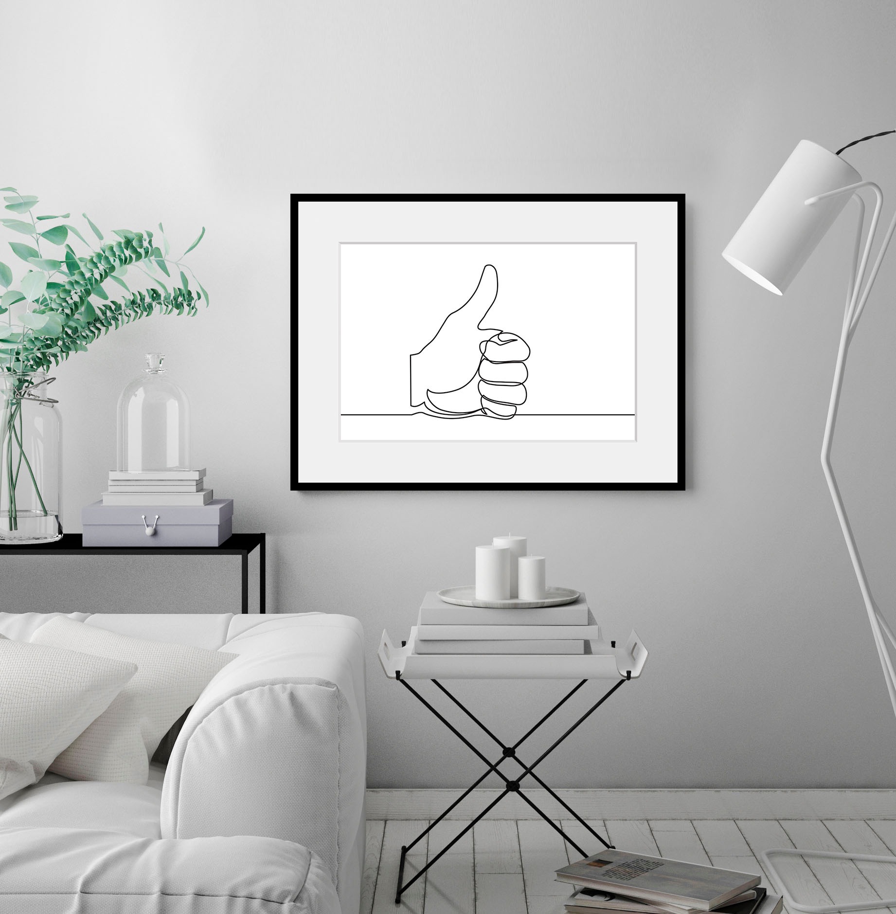 queence Bild »YES WE CAN«, Schwarz-Weiß-Motivationsbilder-Kunst-Modern, (1 günstig online kaufen