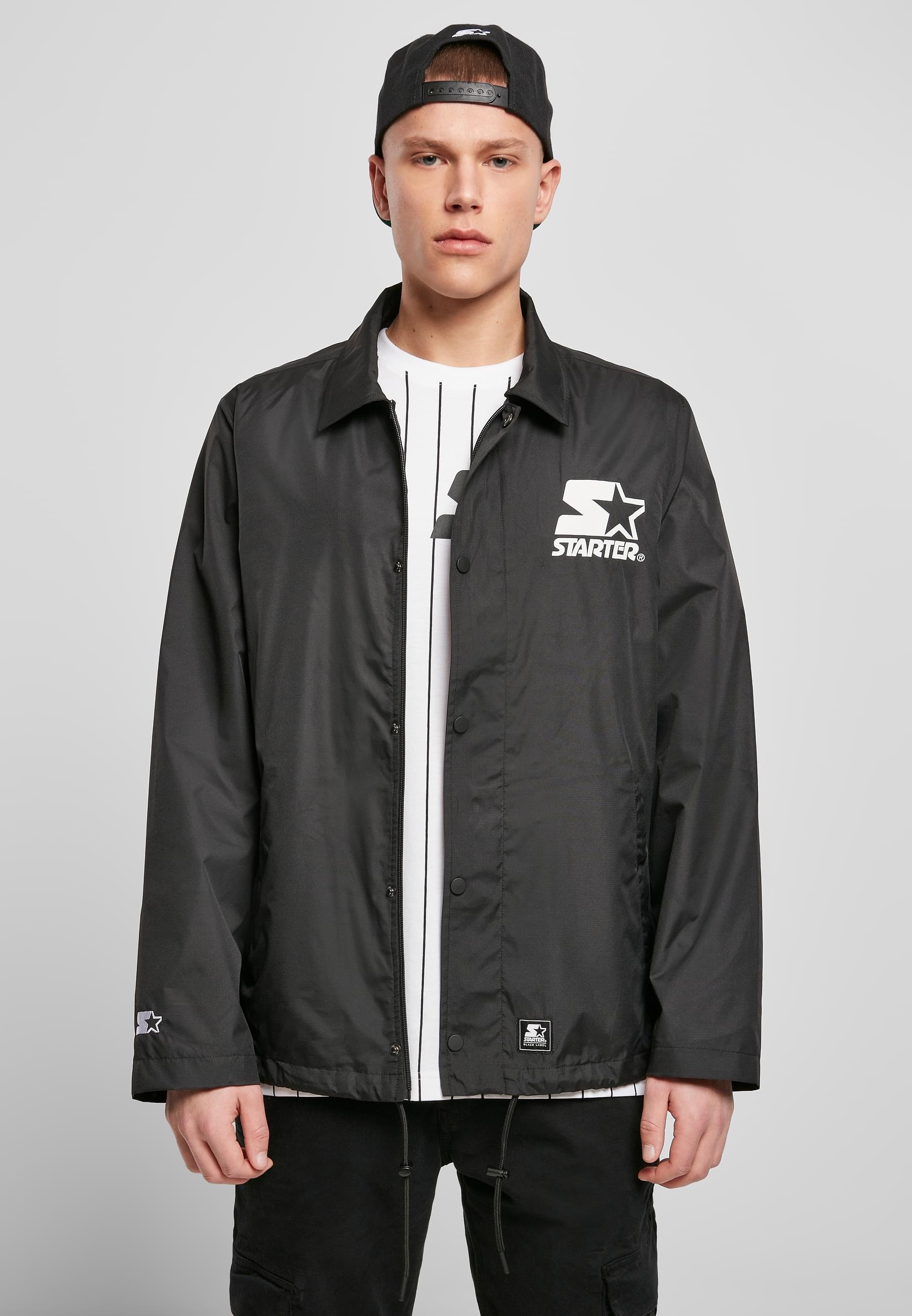 Starter Black Label Allwetterjacke »Starter Black Label Herren Starter Coach Jacket« 1 Stk. tlg. ohne Kapuze