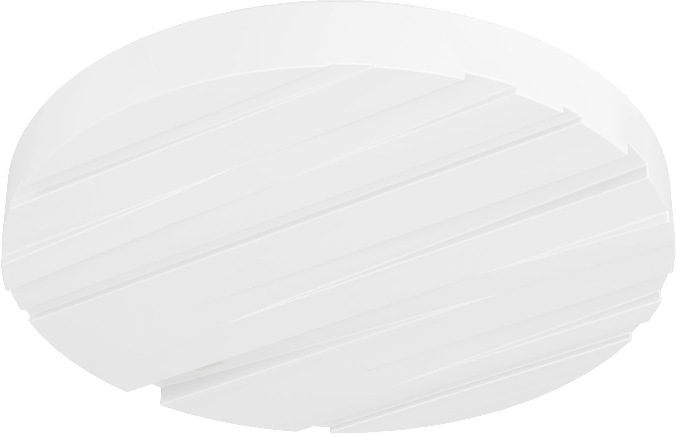 EGLO Deckenleuchte "FERENTINO", weiß, Ø 38 H: 6cm, 1 Stk., Leuchten, Deckenlampe mit Dekor, Lampe Decke, Deckenbeleuchtung, Deckenleuchte