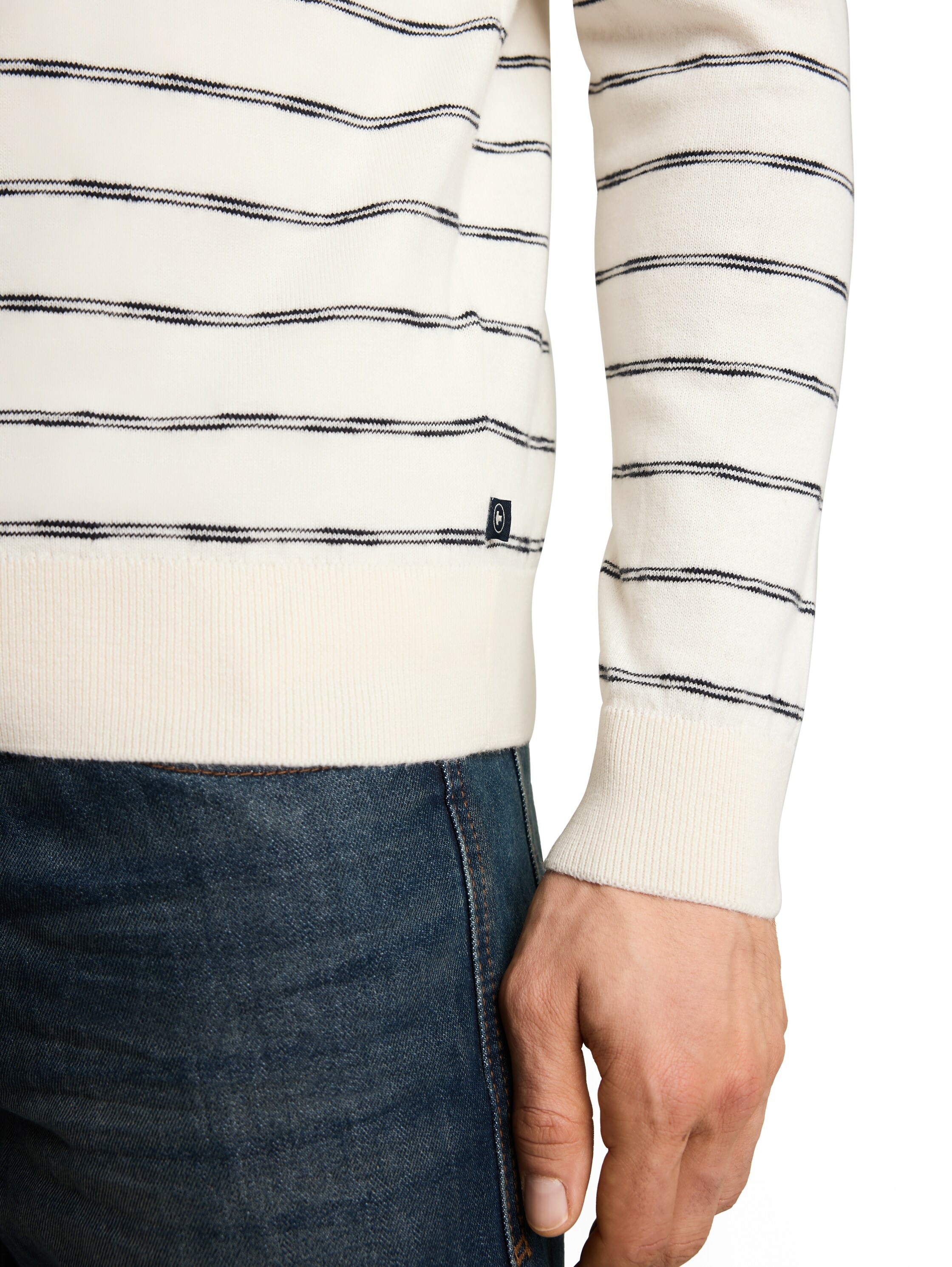 TOM TAILOR Strickpullover mit Streifen