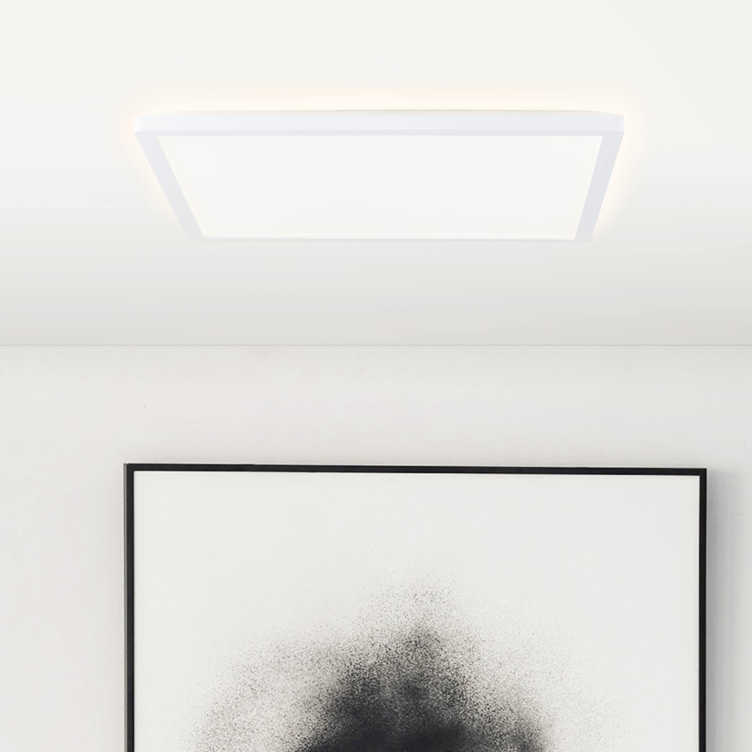 BreLight LED Deckenleuchte »Tanida« LED-Modul 1 Stk. warmweiß - kaltweiß 42 x 42 cm, LED, 3200 lm, 3000-6500 K, CCT, dimmbar, weiß