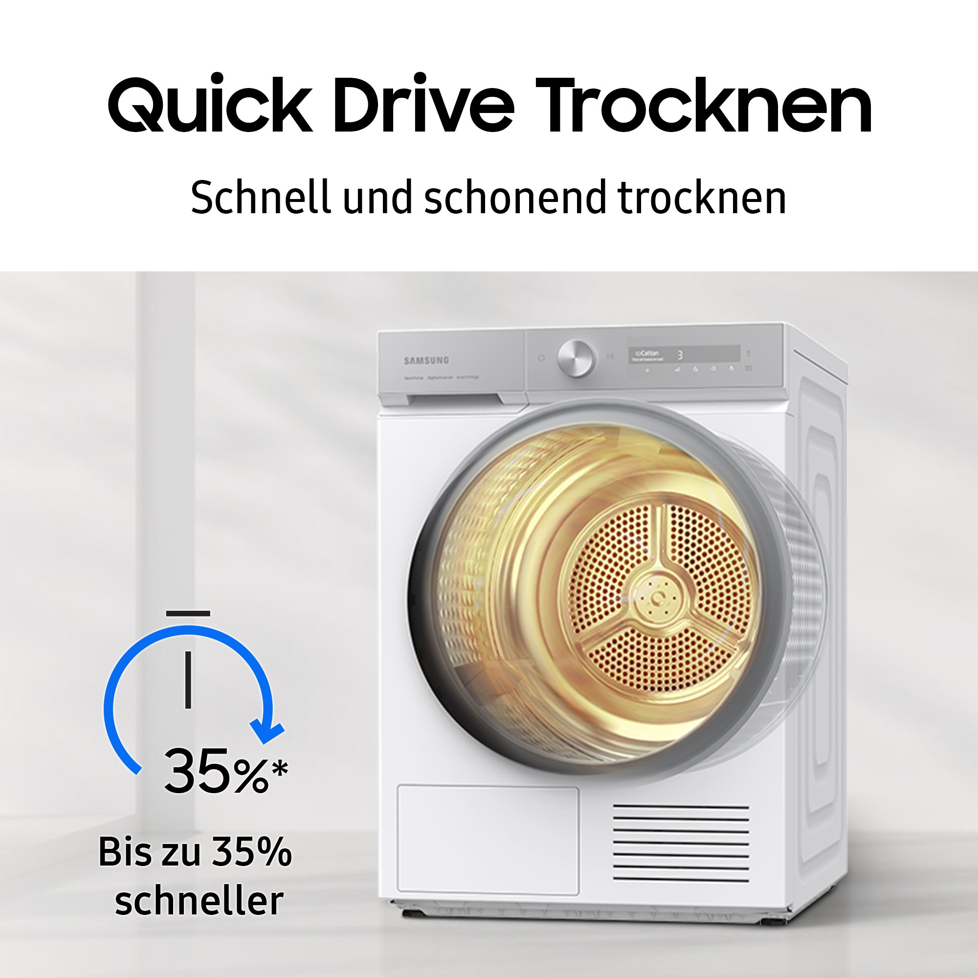 Samsung Wärmepumpentrockner »DV90BB7445GW«, 9 kg