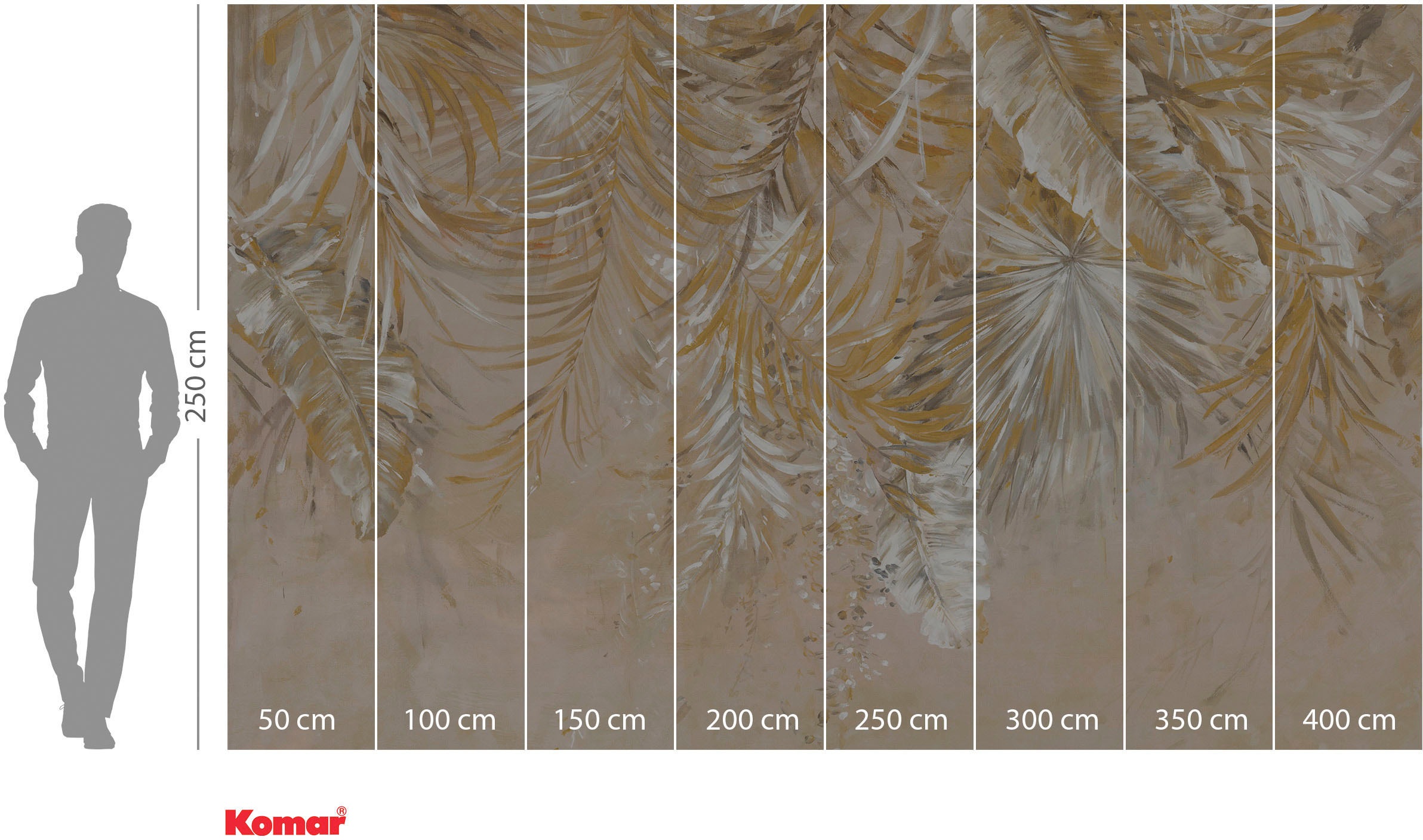 Komar Vliestapete »Digitaldruck Vlies - Coco Champagne - Größe 400 x 250 cm«, bedruckt, Wohnzimmer, Schlafzimmer