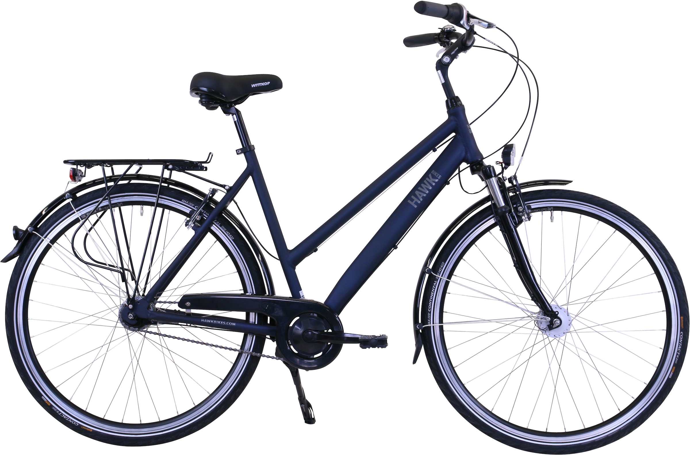 Bild von HAWK Bikes Cityrad »Lady Deluxe«, 7 Gang, Nabenschaltung, für Damen, Nabenschaltung