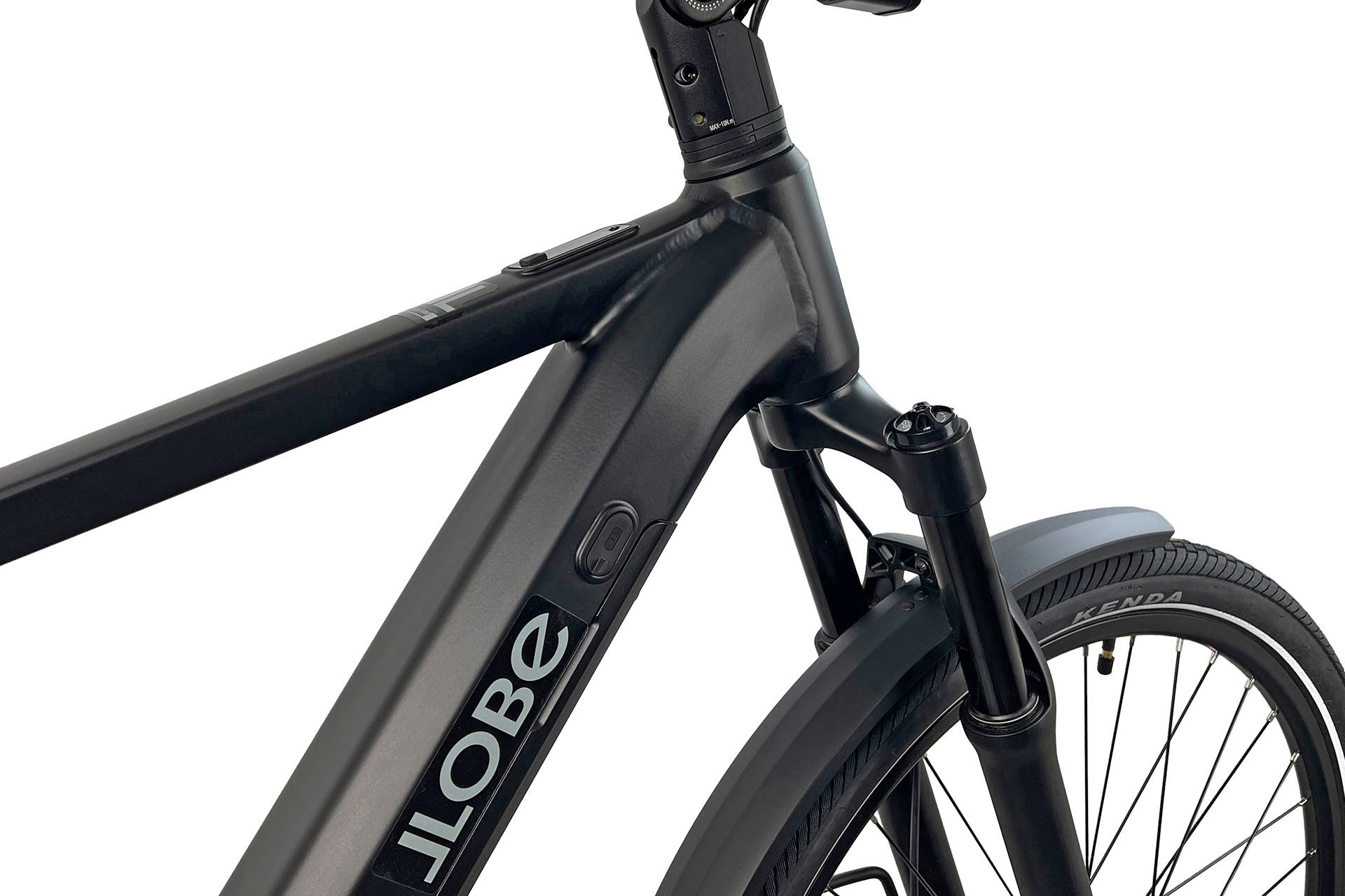LLobe E-Bike »CityVenture E-Bike 27,5" Vermont MM, schwarz«, 7 Gang, Mittelmotor 250 W