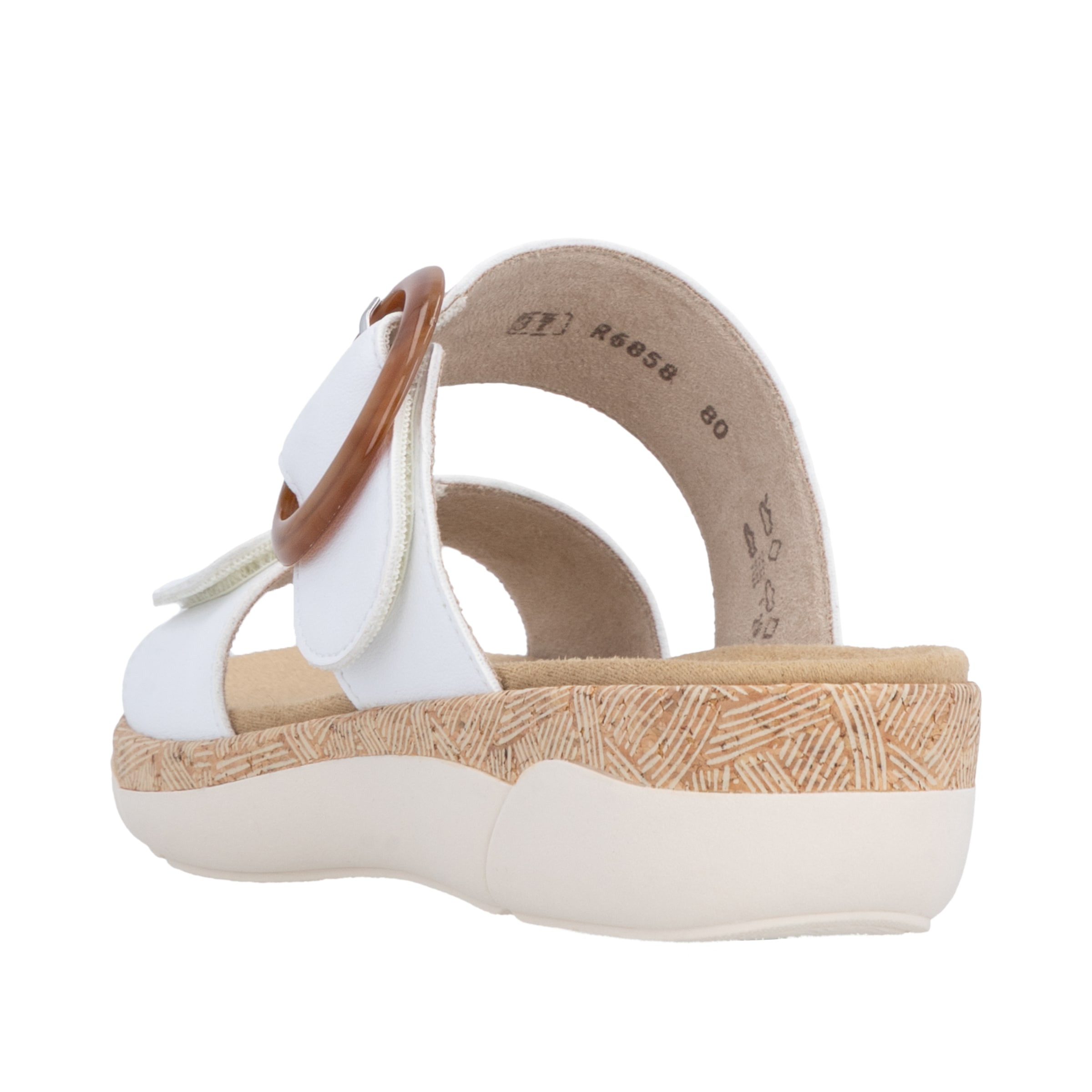 Remonte Pantolette  Keilabsatz, Sommerschuh, Schlupfschuh mit Wechselfußbett