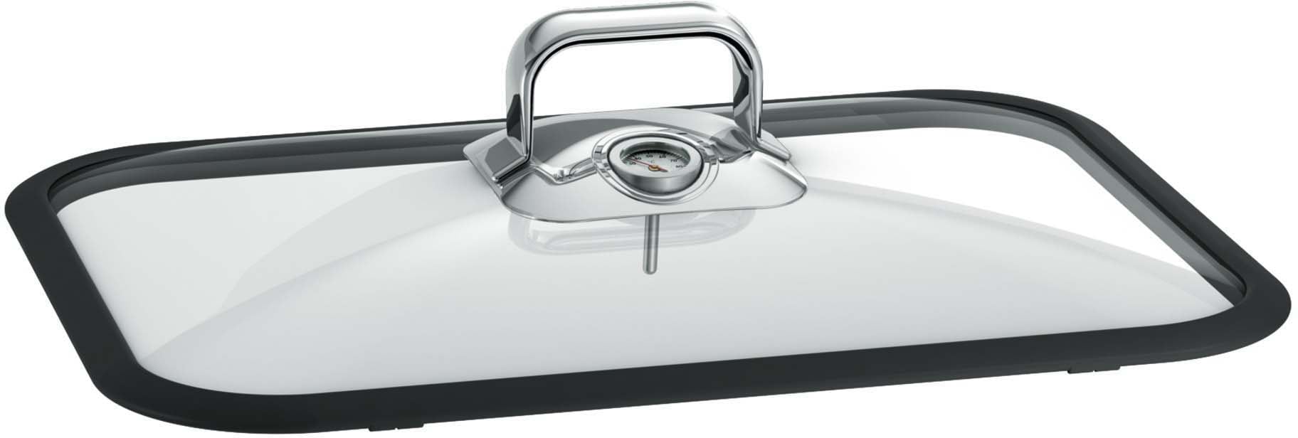 WMF Dampfgartopf »Vitalis Bräter mit Deckel«, Cromargan® Edelstahl Rostfrei 18/10, herausnehmbares Thermometer, für alle gängigen Herdarten geeignet