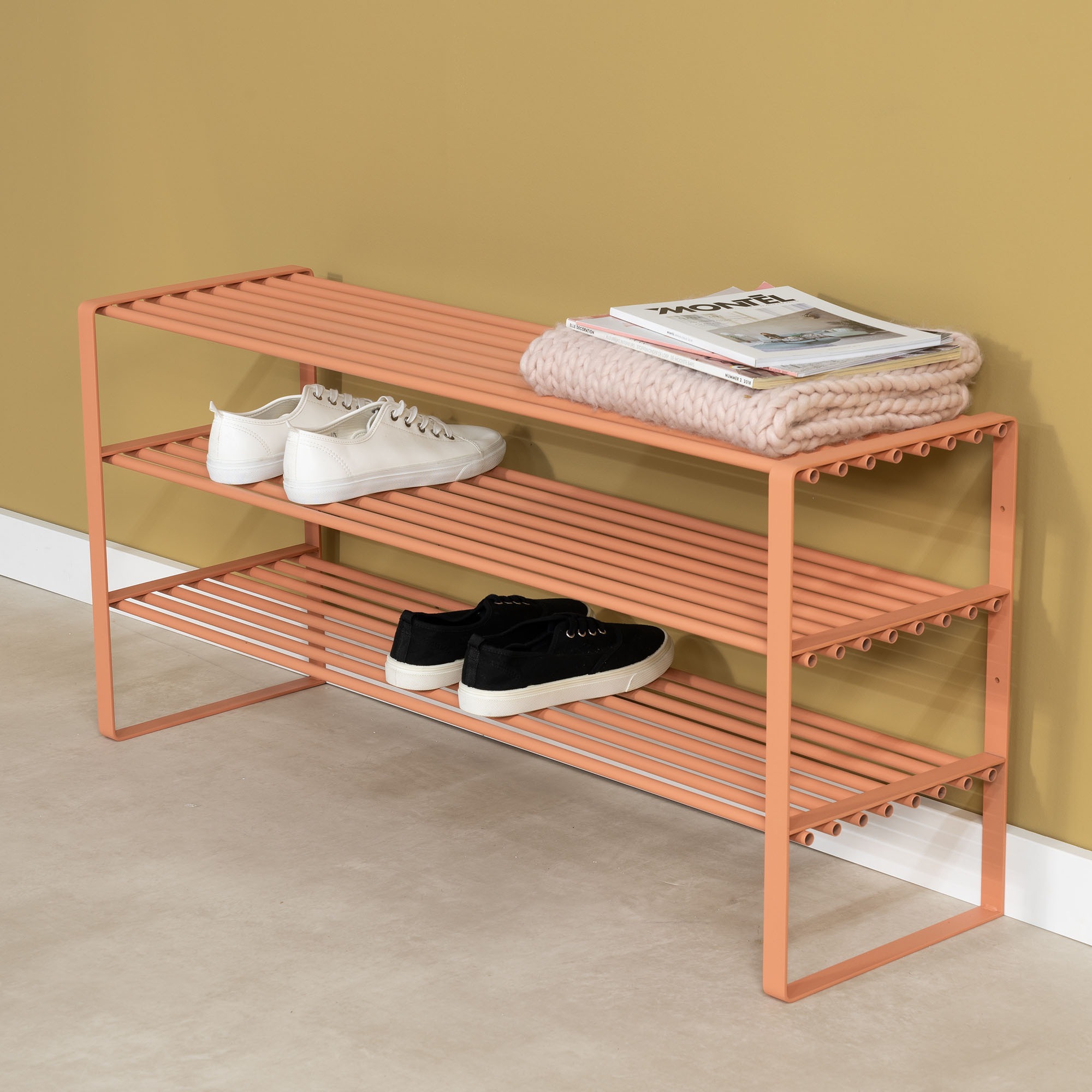 Spinder Design Schuhregal »REX SR 2 - 100 cm«, (1 St.), Regal aus Stahl, wa günstig online kaufen