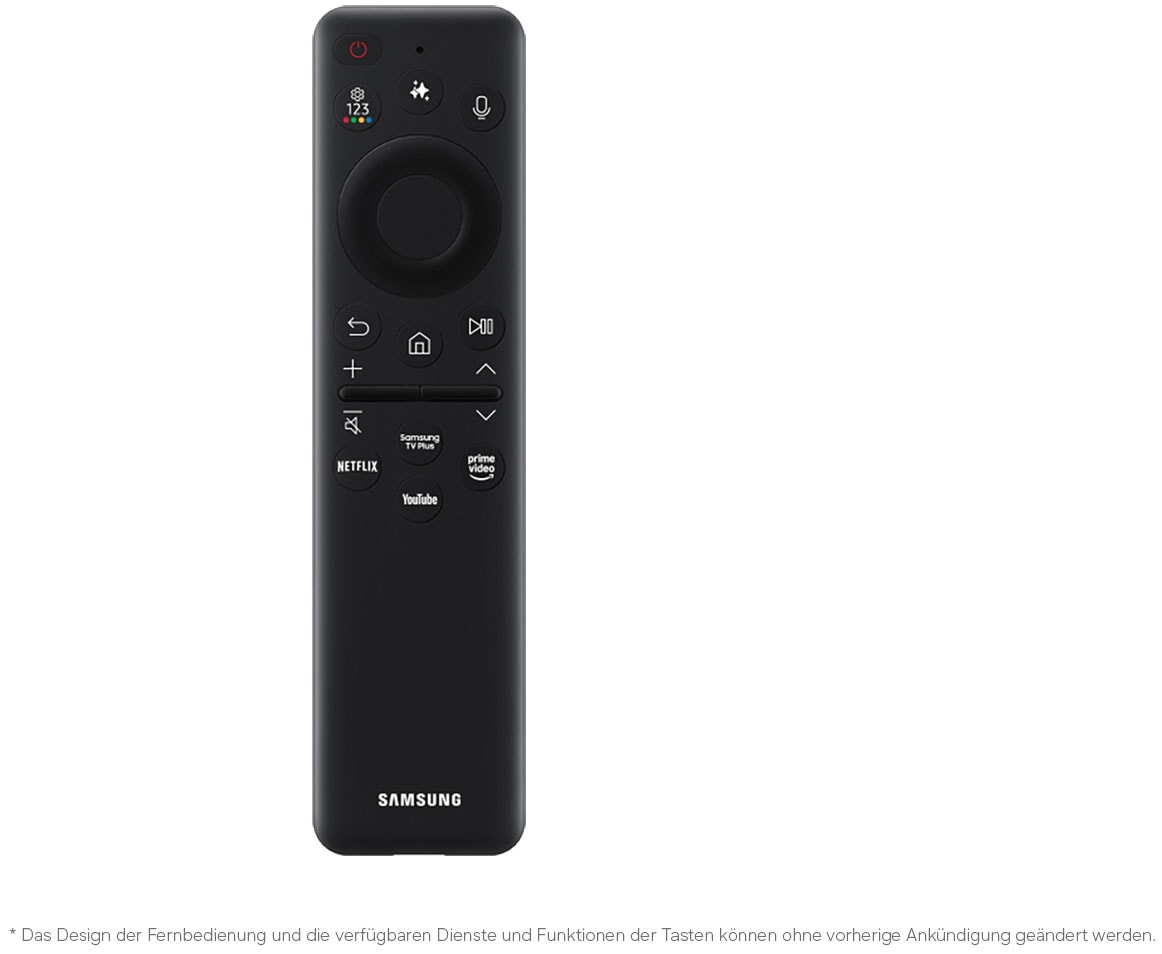 Samsung LCD-LED Fernseher »GMR65R85HAU« 163 cm/65 ″ Smart-TV Micro RGB, 100% BT.2020 Farbraum, Motion Xcelerator 144Hz, Dolby Atmos