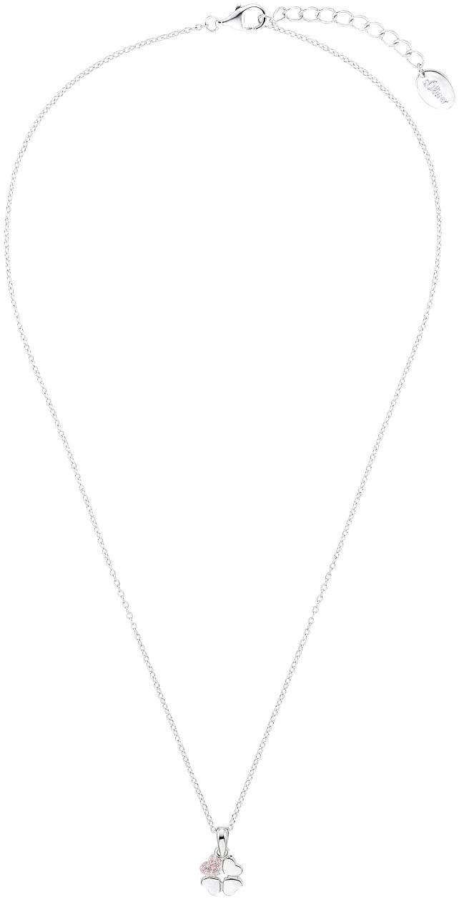 s.Oliver Junior Kette mit Anhänger »Kleeblatt, 2037847«, mit Zirkonia (synth.)
