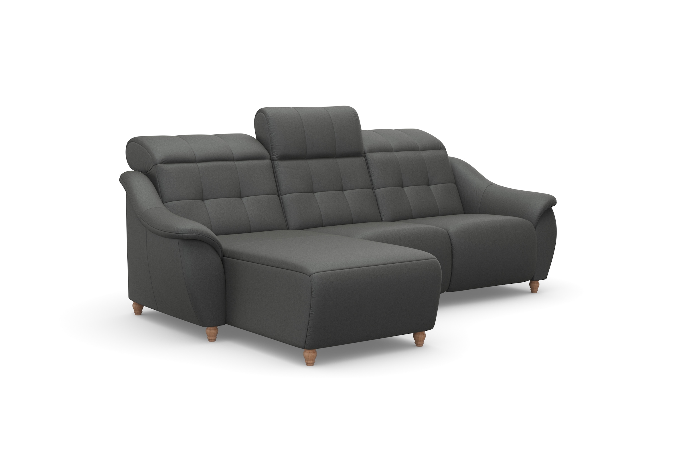 Home affaire Ecksofa »Boston L-Form«, (2 St.), Kopfteilverstellung an jeder Sitzfläche, wahlweise Relaxfunktion