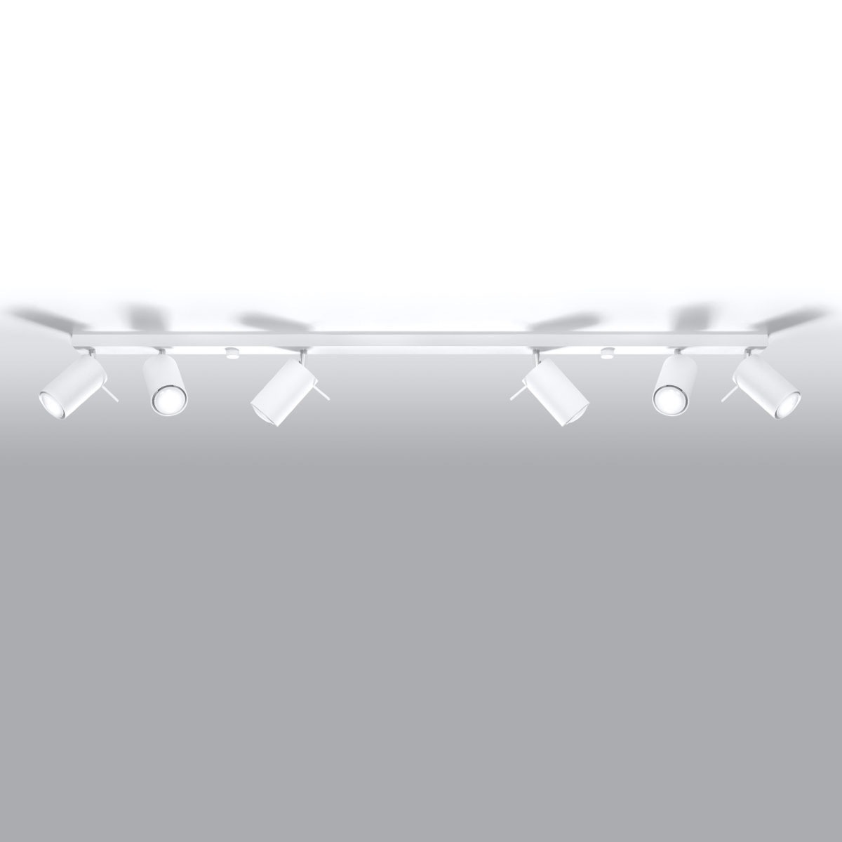 SOLLUX lighting Deckenstrahler »RING«, für Leuchtmittel 6 x GU10   ohne Leu günstig online kaufen