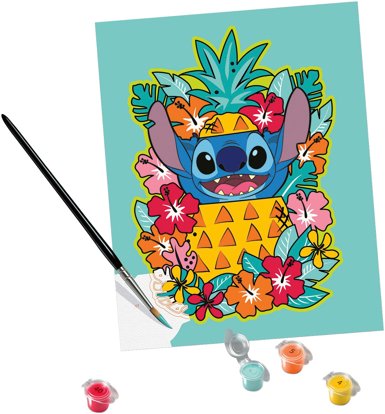 Ravensburger Malen nach Zahlen »Disney Stitch«, Made in Europe