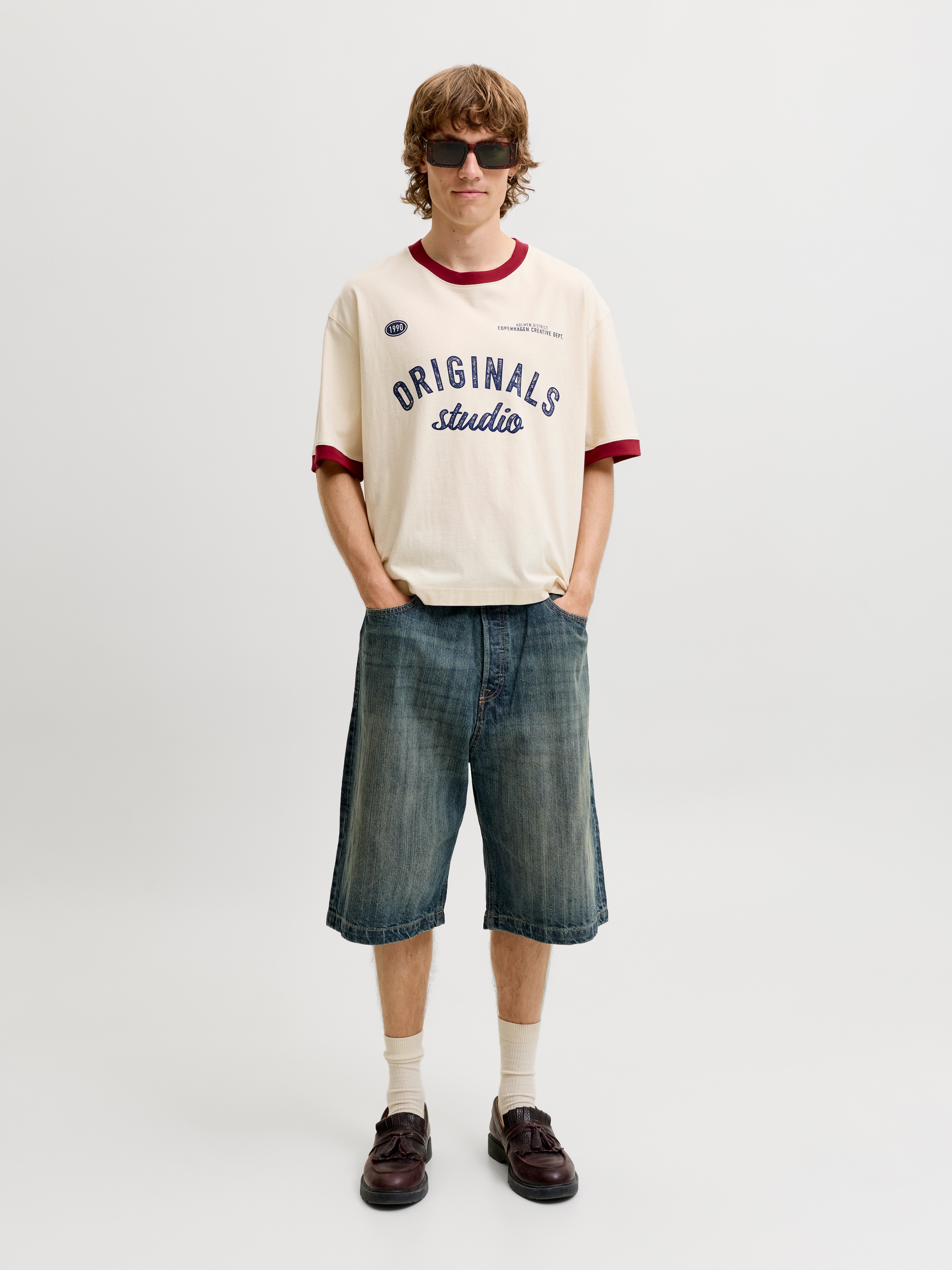 Jack & Jones Shorts »JJIRON JJELI SHORTS AT 188 LN«  Baumwolle
