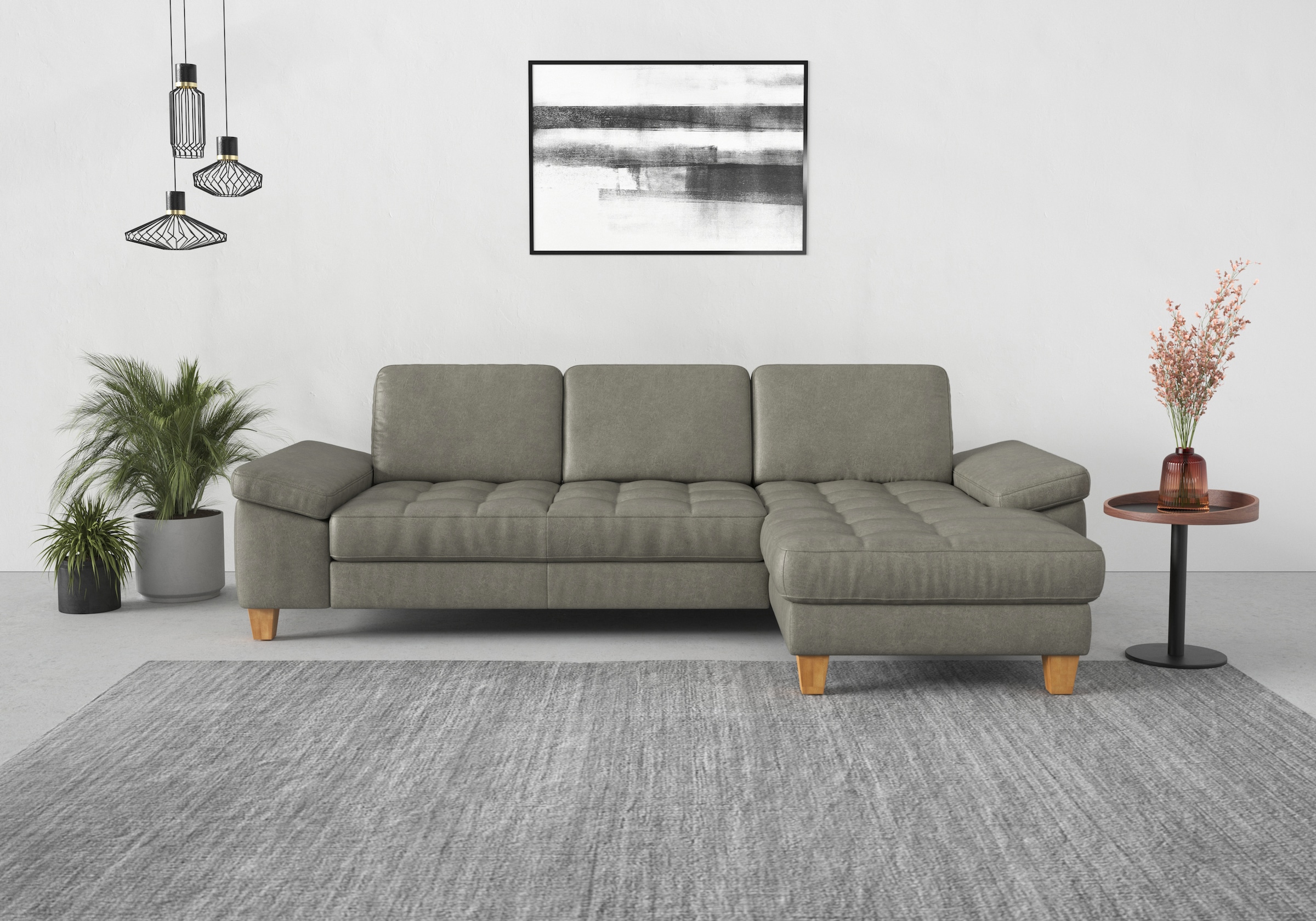 sit&more Ecksofa »Westham L-Form«, mit Recamiere, mit oder ohne Bettfunktio günstig online kaufen