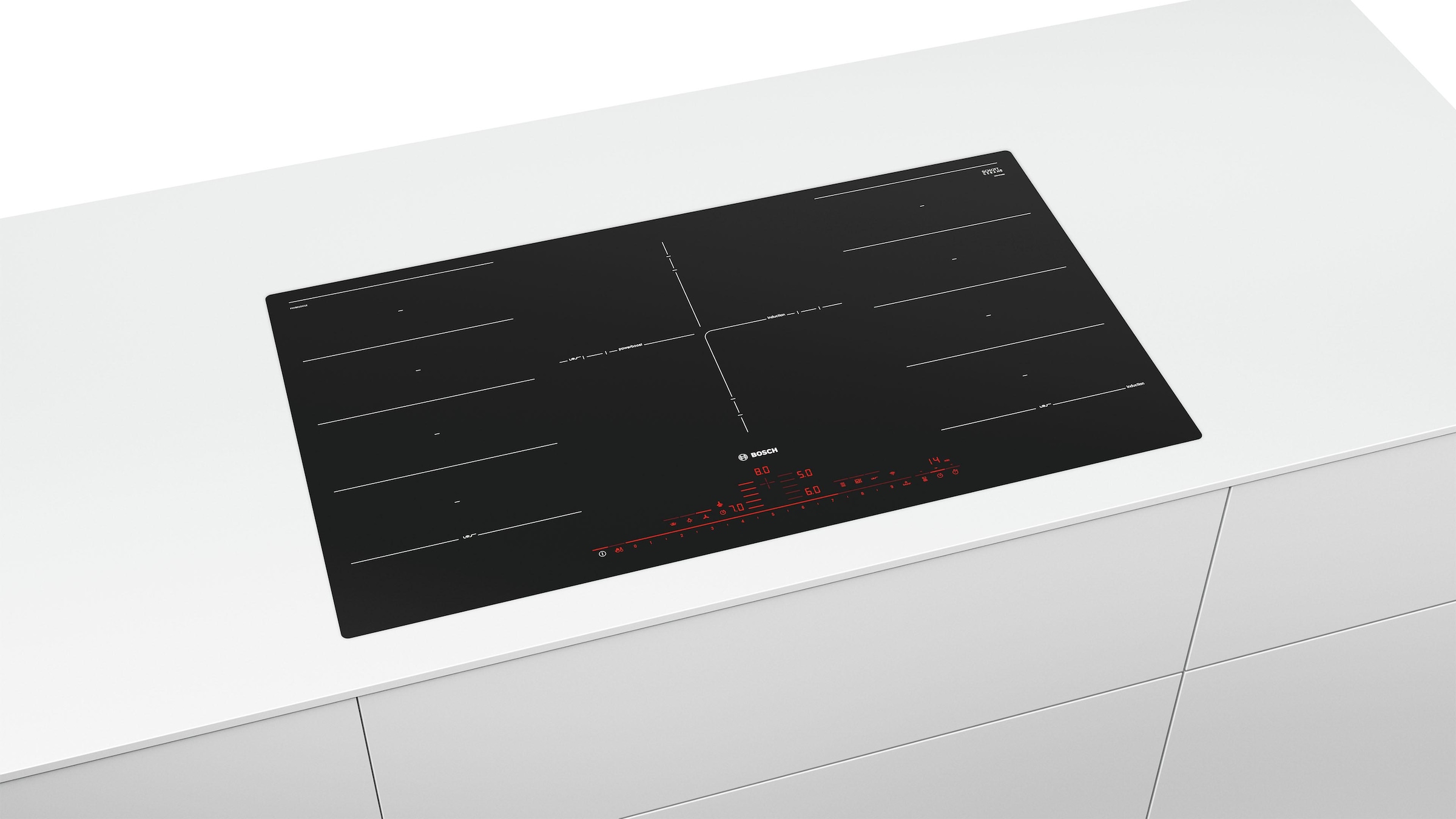 BOSCH Flex-Induktions-Kochfeld von SCHOTT CERAN® »PXV901DV1E«, mit PerfectFry-Bratsensor