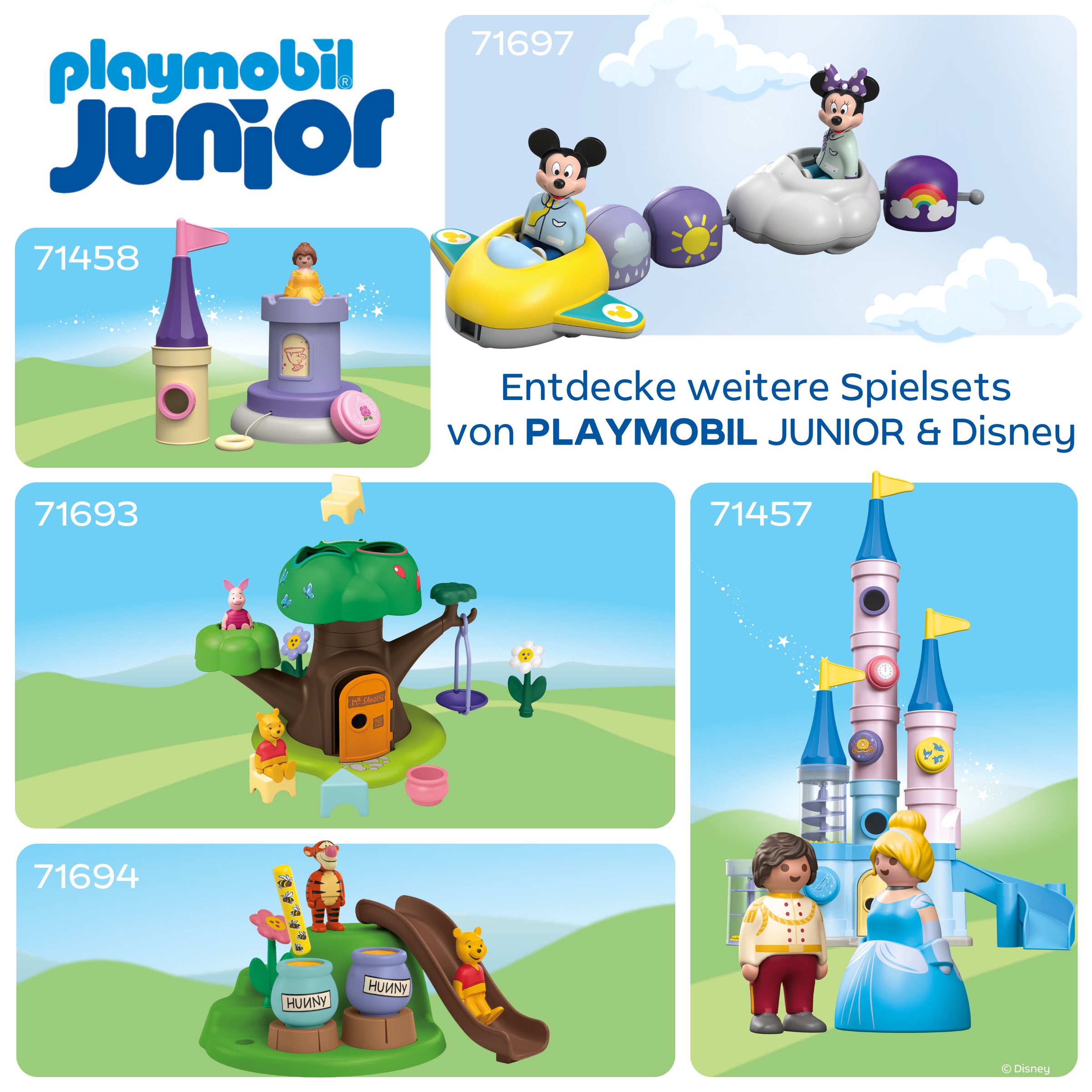 Playmobil® Konstruktions-Spielset »Mickys & Minnies Wolkenflug (71697), JUNIOR & Disney«, (7 St.), Made in Europe