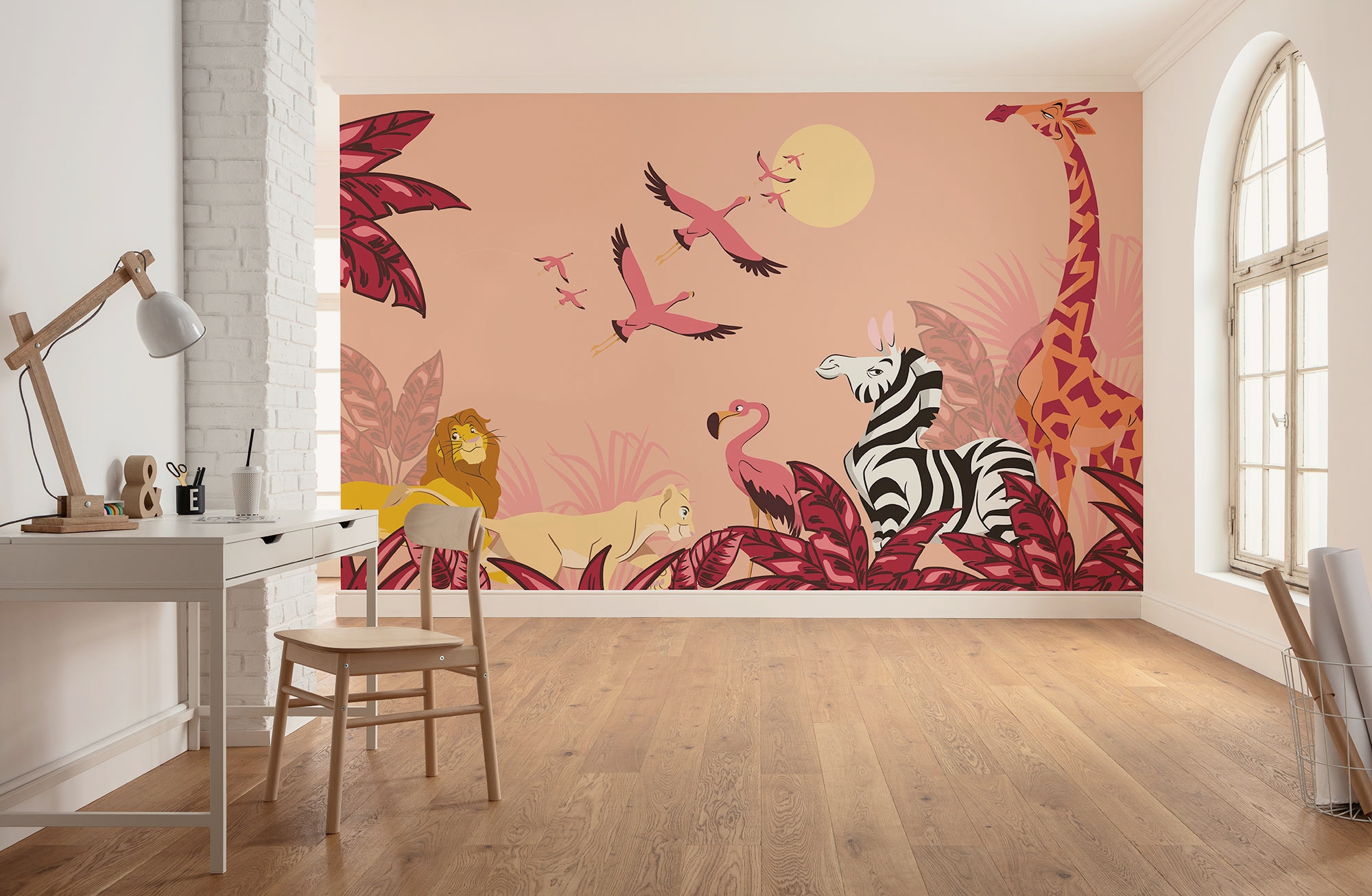 Komar Kindertapete »Disney The Lion King Sunset« bedruckt glatt günstig online kaufen
