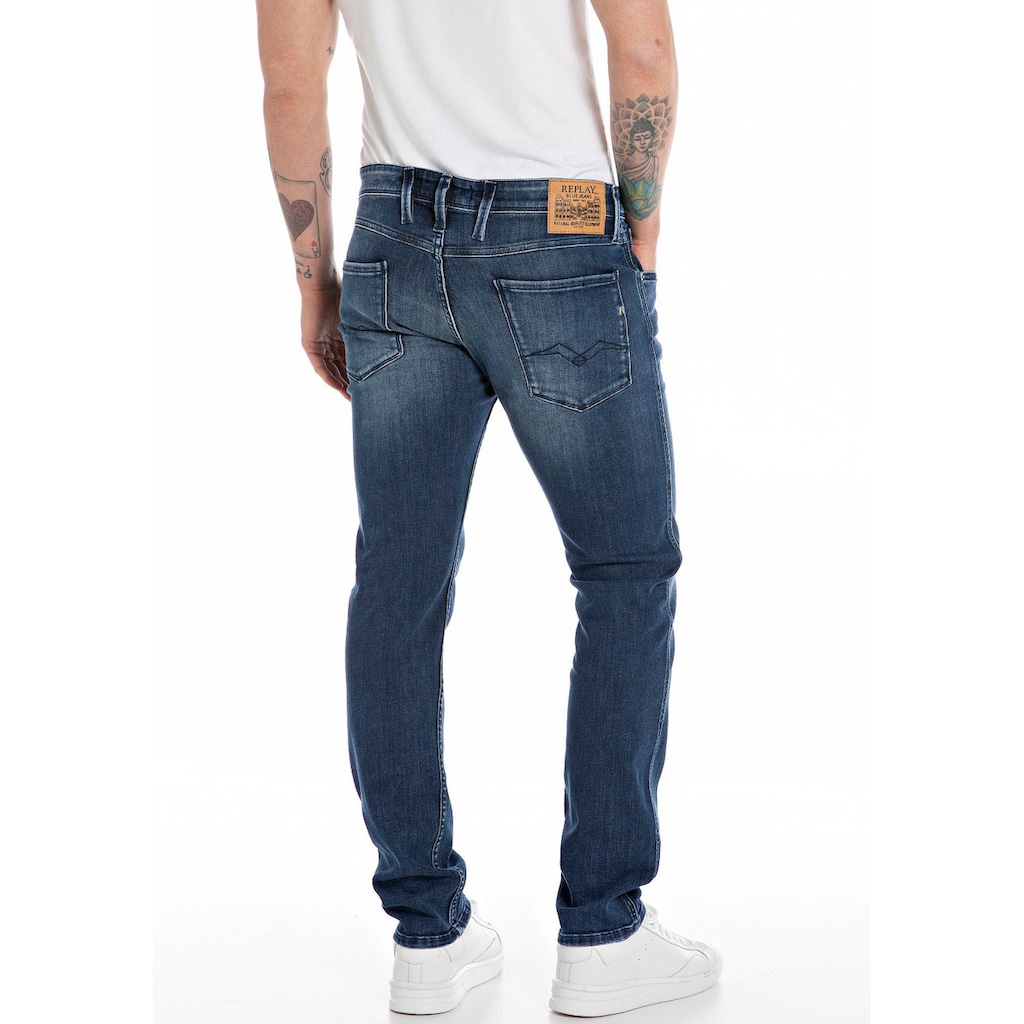 Replay Slim-fit-Jeans »ANBASS HYPERFLEX BIO«