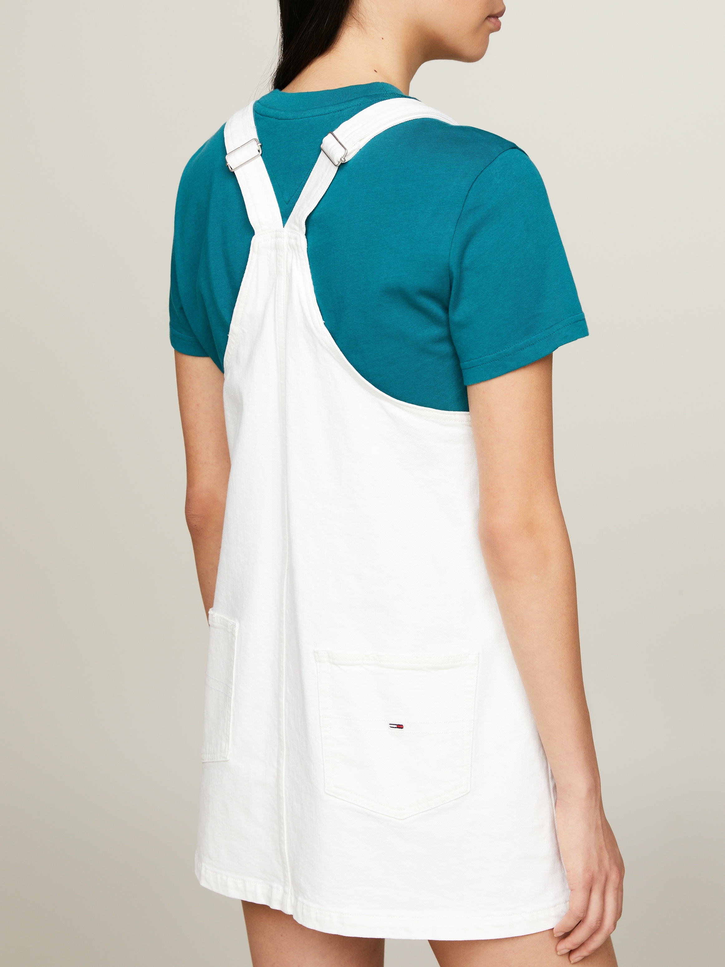 Tommy Jeans Jeanskleid »PINAFORE DRESS BH6193«, mit Taschen