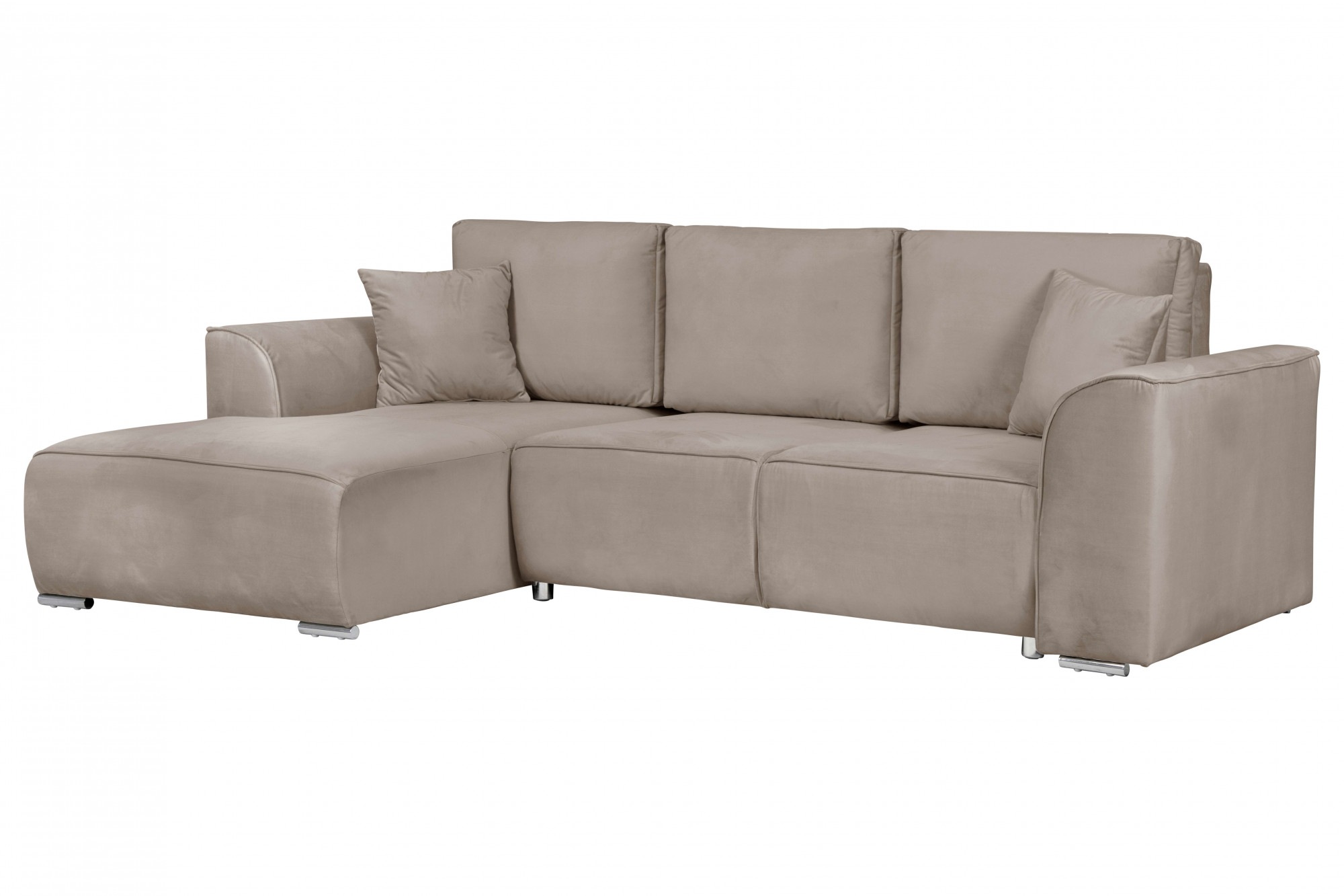 INOSIGN Ecksofa »BEATRICE optionale Schlafsofa mit Bettkasten, B/T/H: 265/170/86 cm«, L-Form, wahlweise auch mit Bettfunktion und Bettkasten
