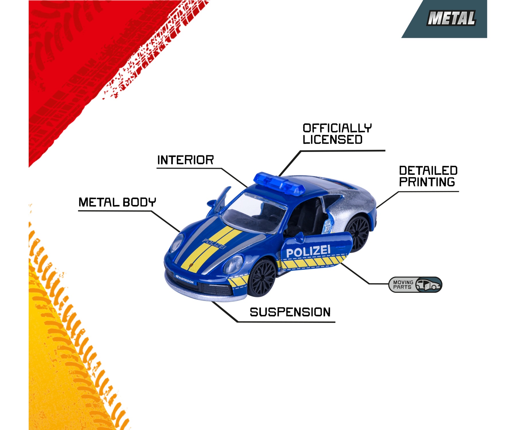 majORETTE Spielzeug-Auto »Tune it Safe«