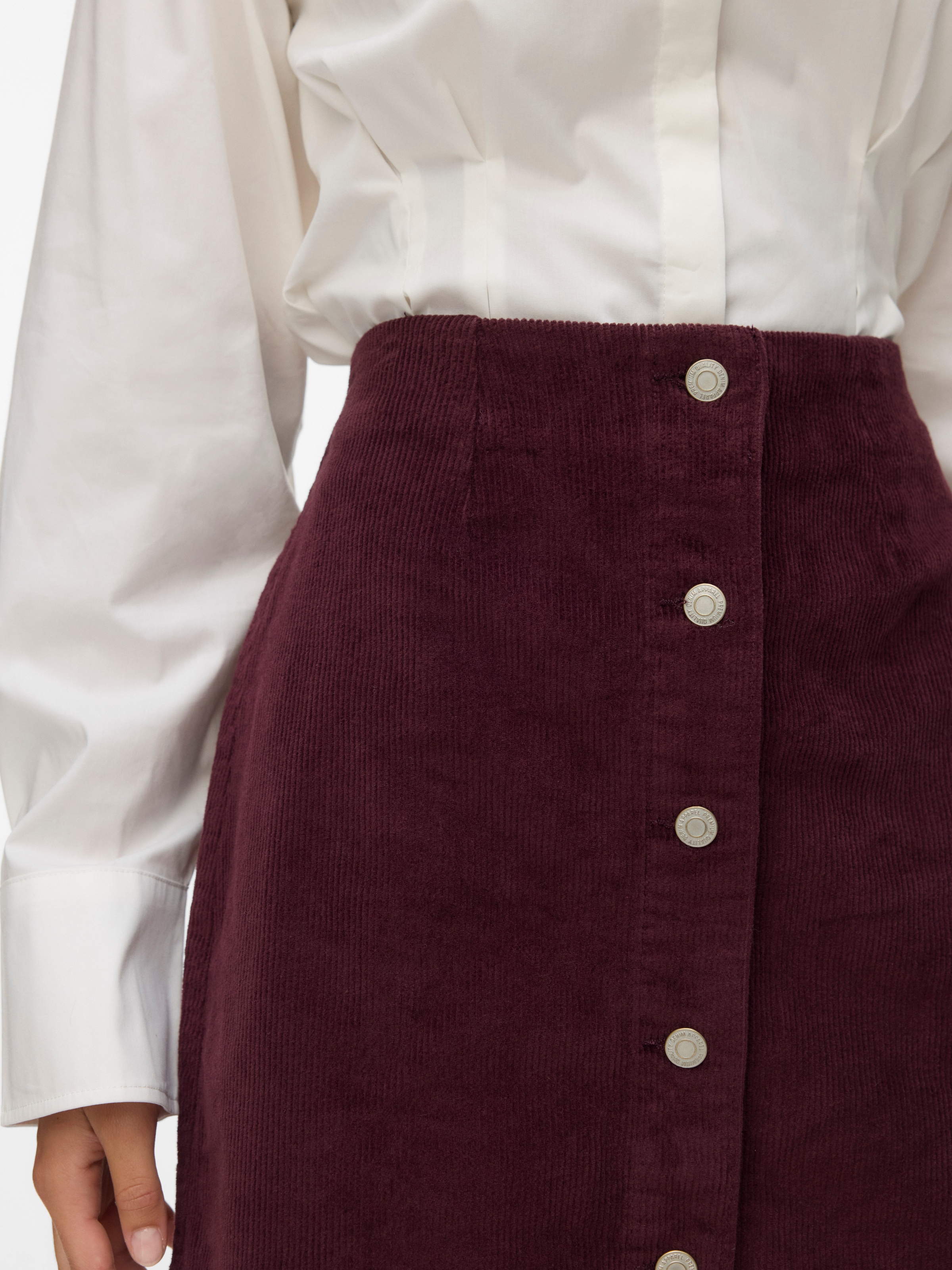 Vero Moda Cordrock »VMETTA HR SHORT CORD SKATER SKIRT NOOS«