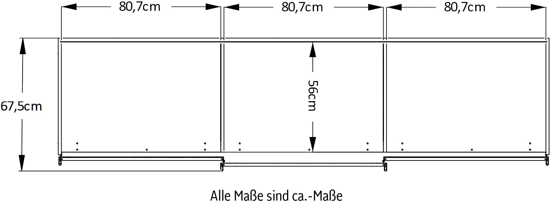 STAUD Schwebetürenschrank »Includo, Made in Germany«, mit vier verschiedenen Ausstattungsvarianten