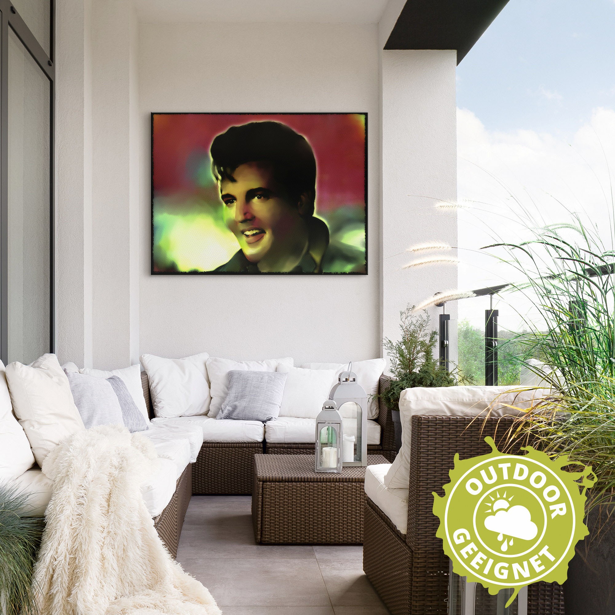 Artland Wandbild »Elvis, Star - Pop Art«, Bilder von berühmten Musikern, (1 St.), als Alubild, Leinwandbild, Wandaufkleber oder Poster in versch. Größen