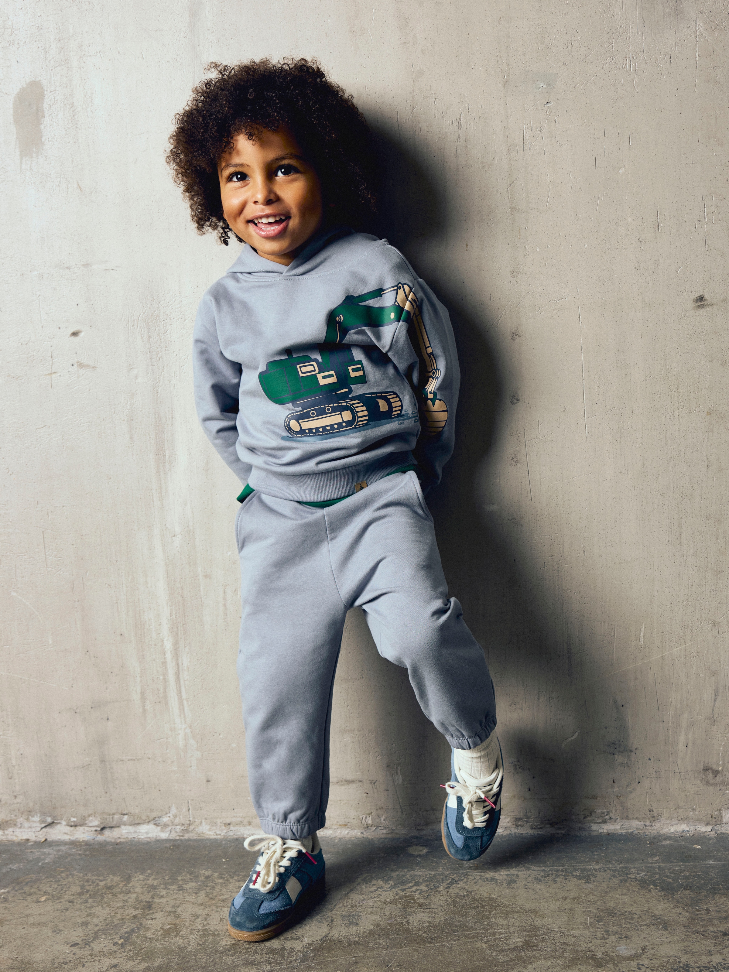Name It Kapuzensweatshirt »NMMNERO LS NREG SWEAT WH BRU«, Baumwollmischung, regular fit
