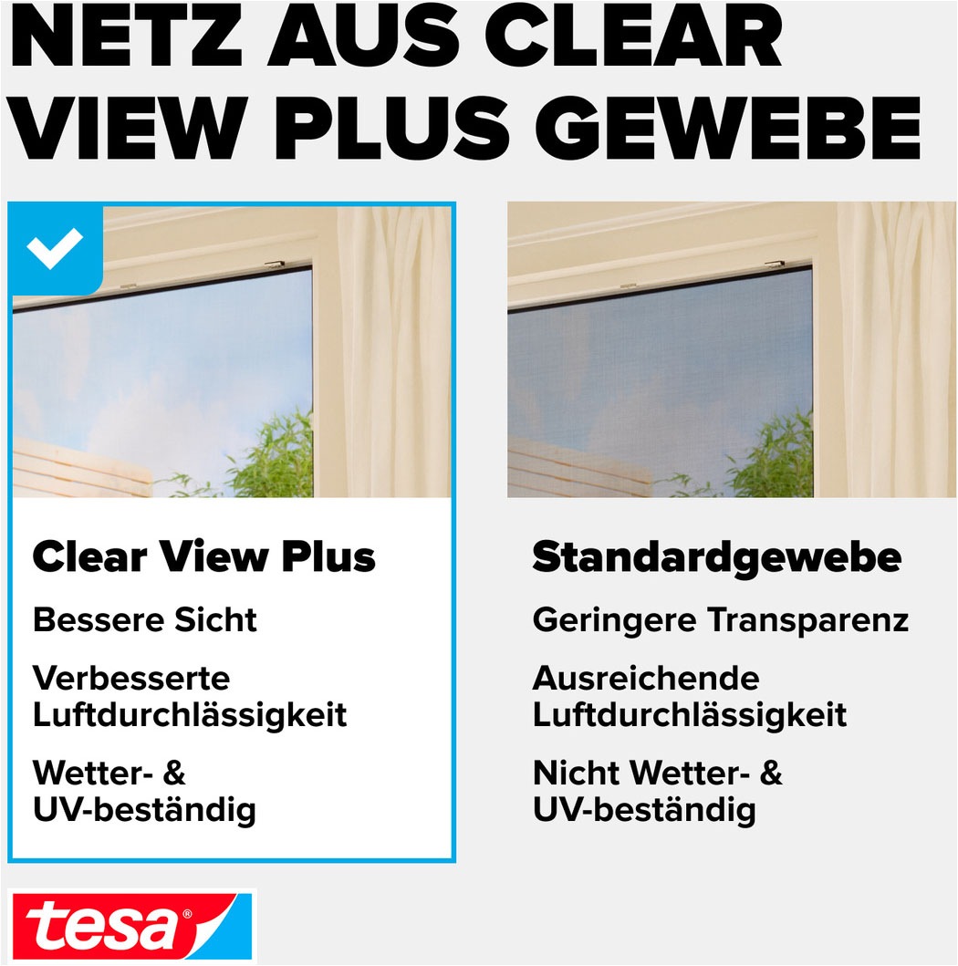 tesa Insektenschutz-Tür »FALT Alu Rahmen teleskopierbar Premium für Türen« Packung, Teleskop Alu Rahmen, 1 Stk. tlg. Alu Insektenschutz 80 cm x 170 cm bis 100x cm x 220 cm