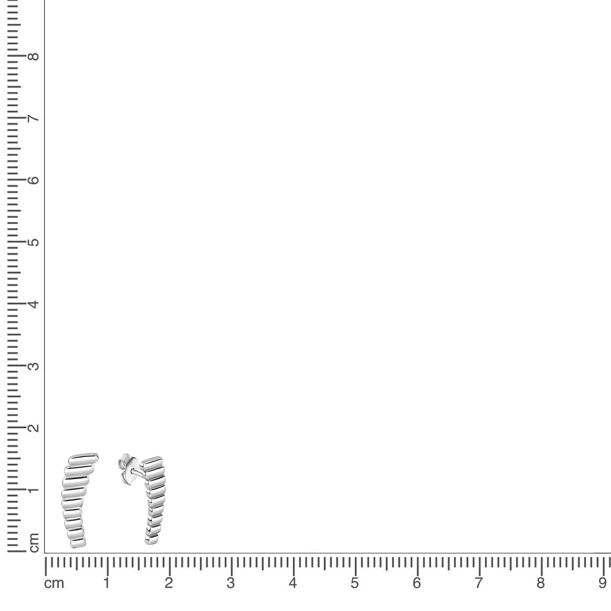 Vivance Paar Ohrstecker »925/- Sterling Silber rhodiniert«