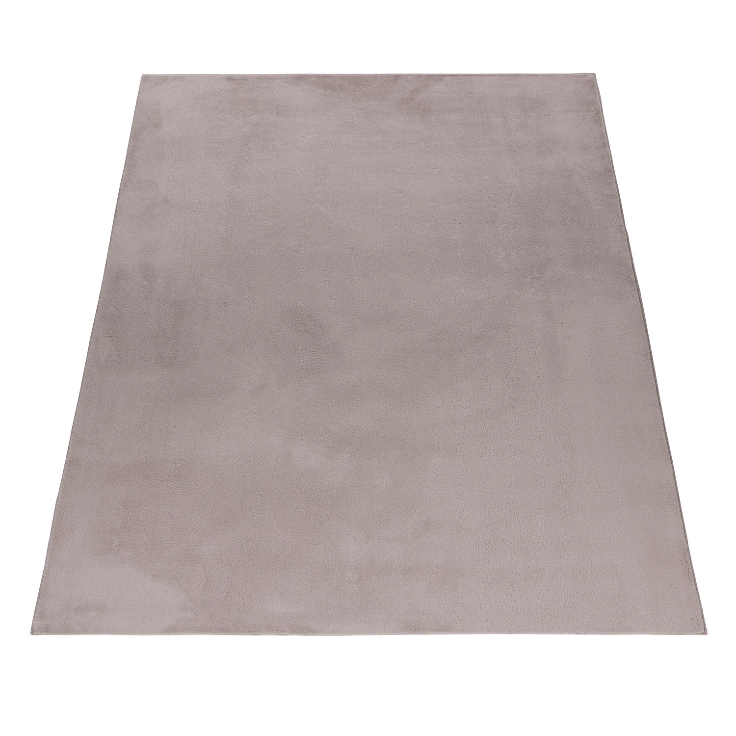 Ayyildiz Teppiche Hochflor-Teppich »POUFFY 5100«, rechteckig, 20 mm Höhe, Läufer, weicher glatter Softflor, Kaninchen Fell Haptik, waschbar
