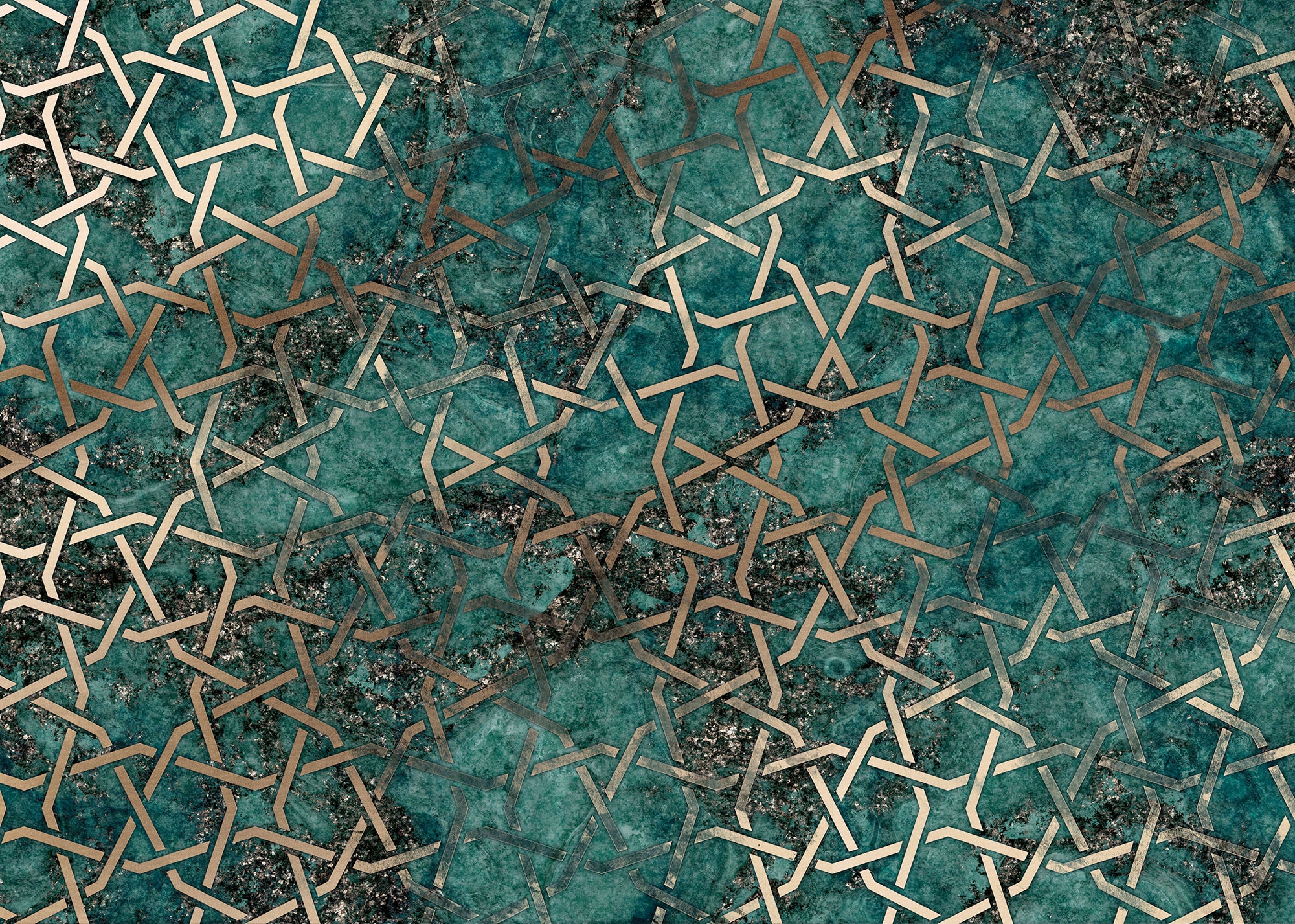 Komar Vliestapete »Digitaldruck Vlies -  Starlight - Größe 350 x 250 cm« bedruckt glatt Wohnzimmer, Schlafzimmer