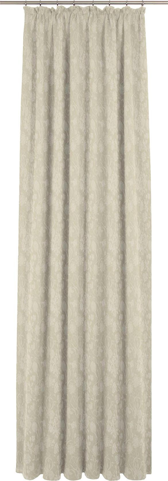 Adam Vorhang »Flower Cuvée« Kräuselband 1 Stk. tlg. aus 100% Bio-Baumwolle günstig online kaufen