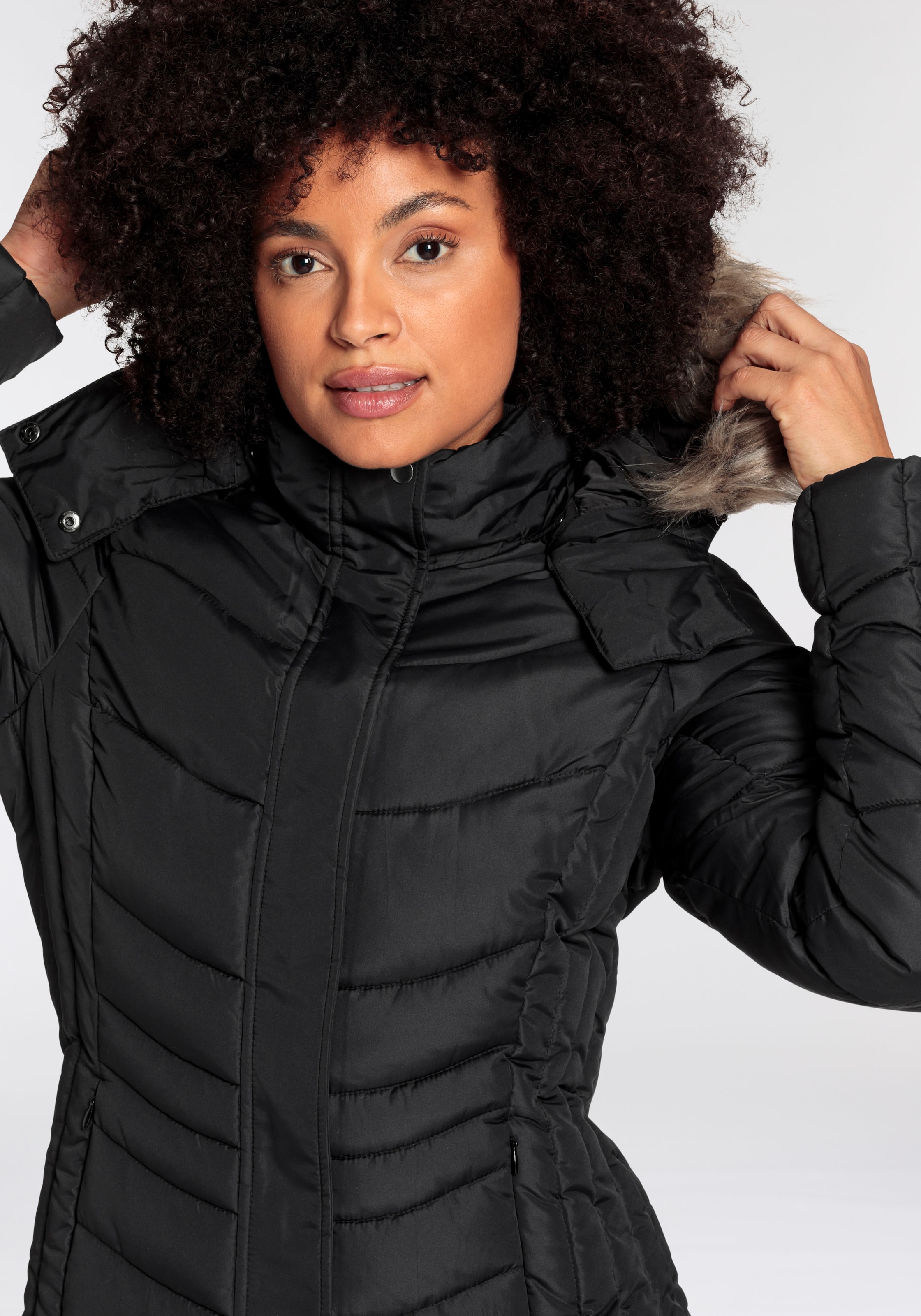 Icepeak Steppmantel »PAIVA«, (1 tlg.), Wasserabweisend, Windabweisend & Atmungsaktiv