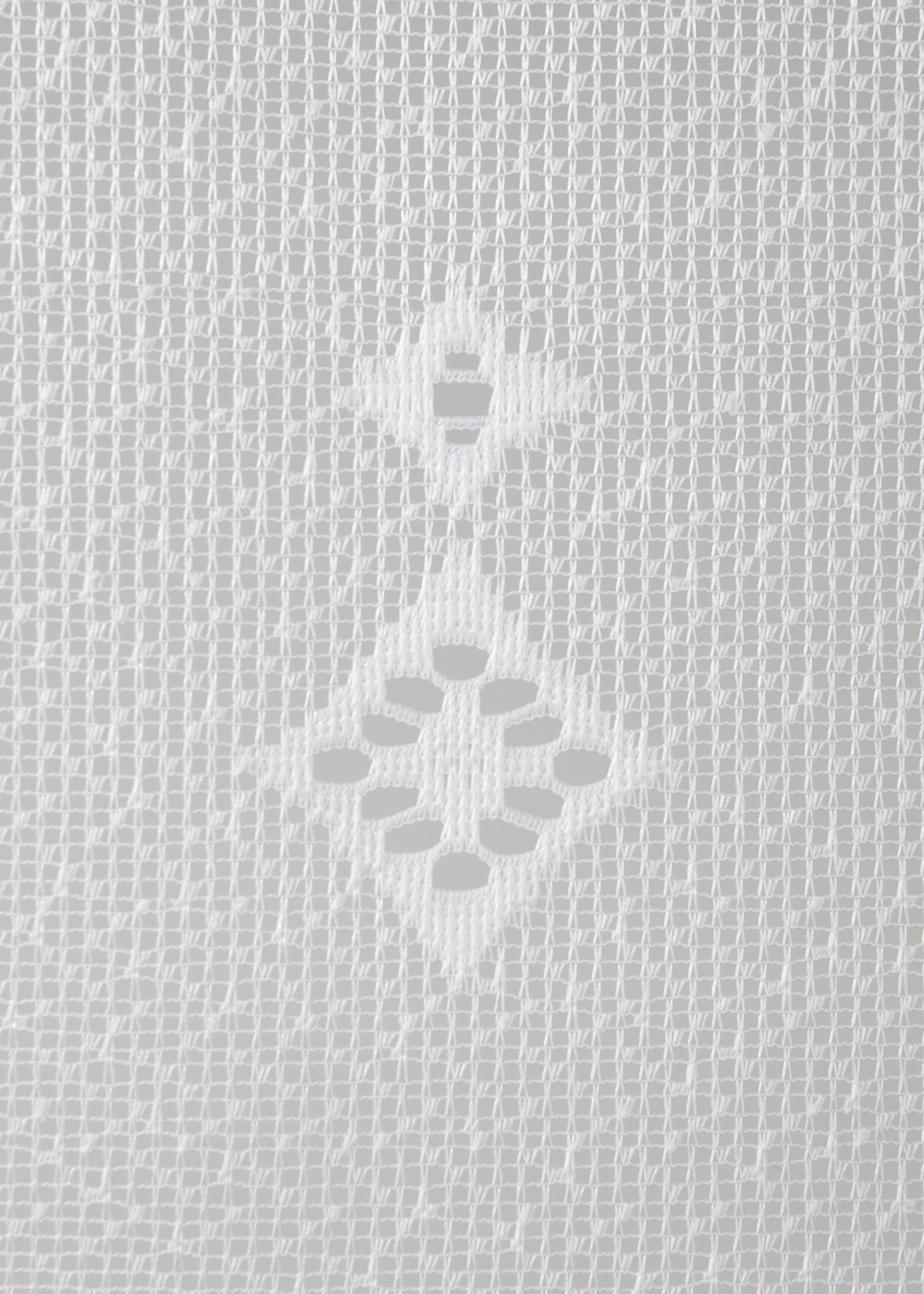 Weckbrodt Gardine »Wien«, (1 St.), Jacquard, strukturiert, Allover,floral,halbtransparent, Bordüre, Store