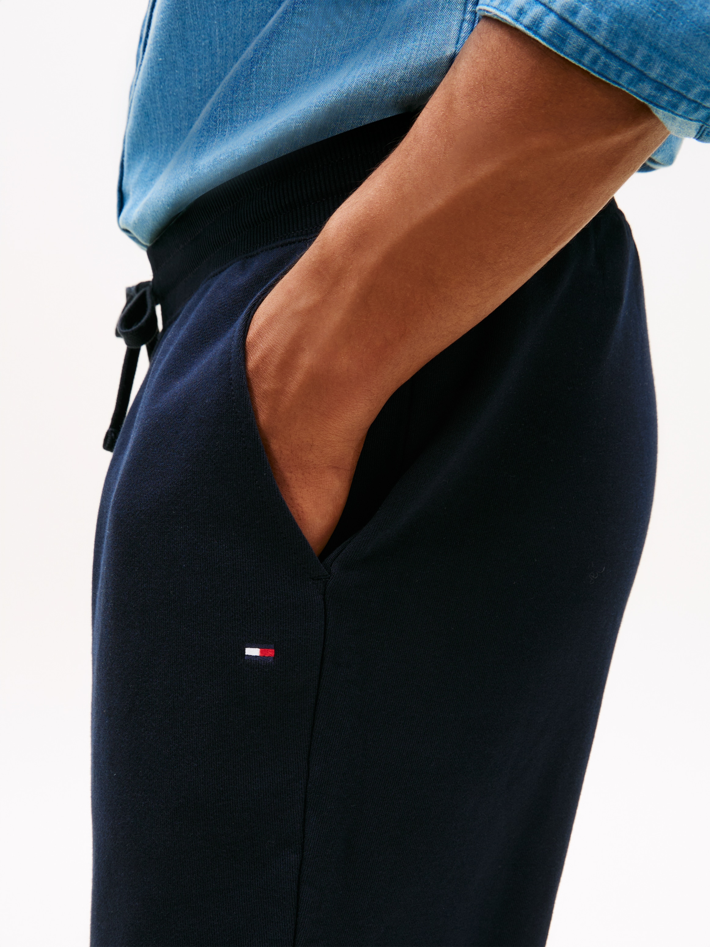 Tommy Hilfiger Jogginghose »ESSENTIAL TERRY«  elastischer Bund, regular fit, Bündchen am Bein