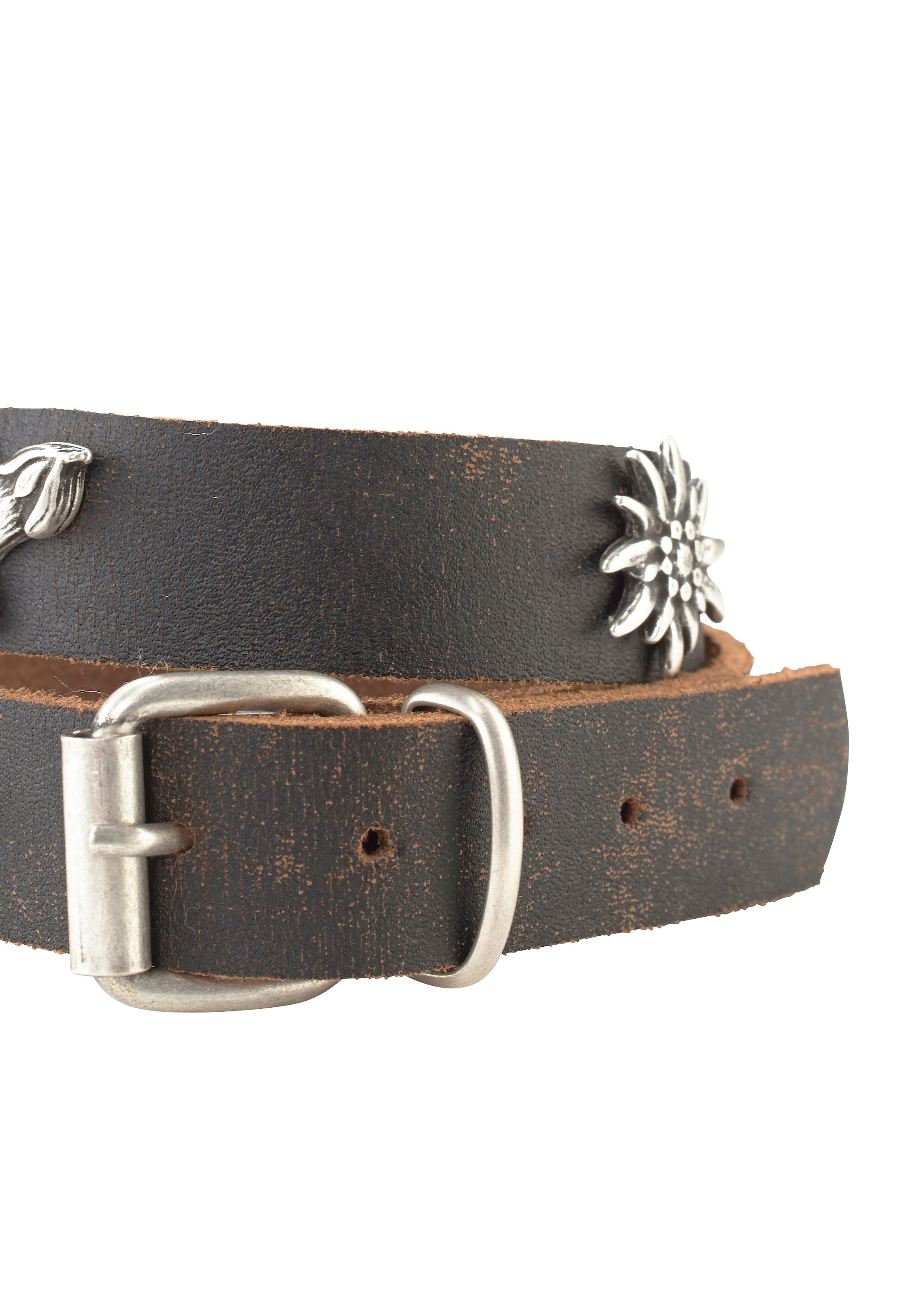 2. Bild von Firetti Lederarmband »Wickelarmaband perfekt zu Trachtenmode Edelweiß«
